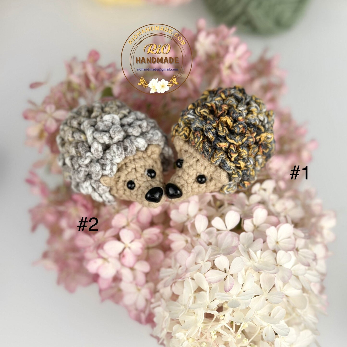 Ready To Ship, Rio Handmade Hedgehog Crochet Keychain, Amigurumi Hedgehog, Cute Gift, Crochet Car Hanging, Crochet Car Accessories