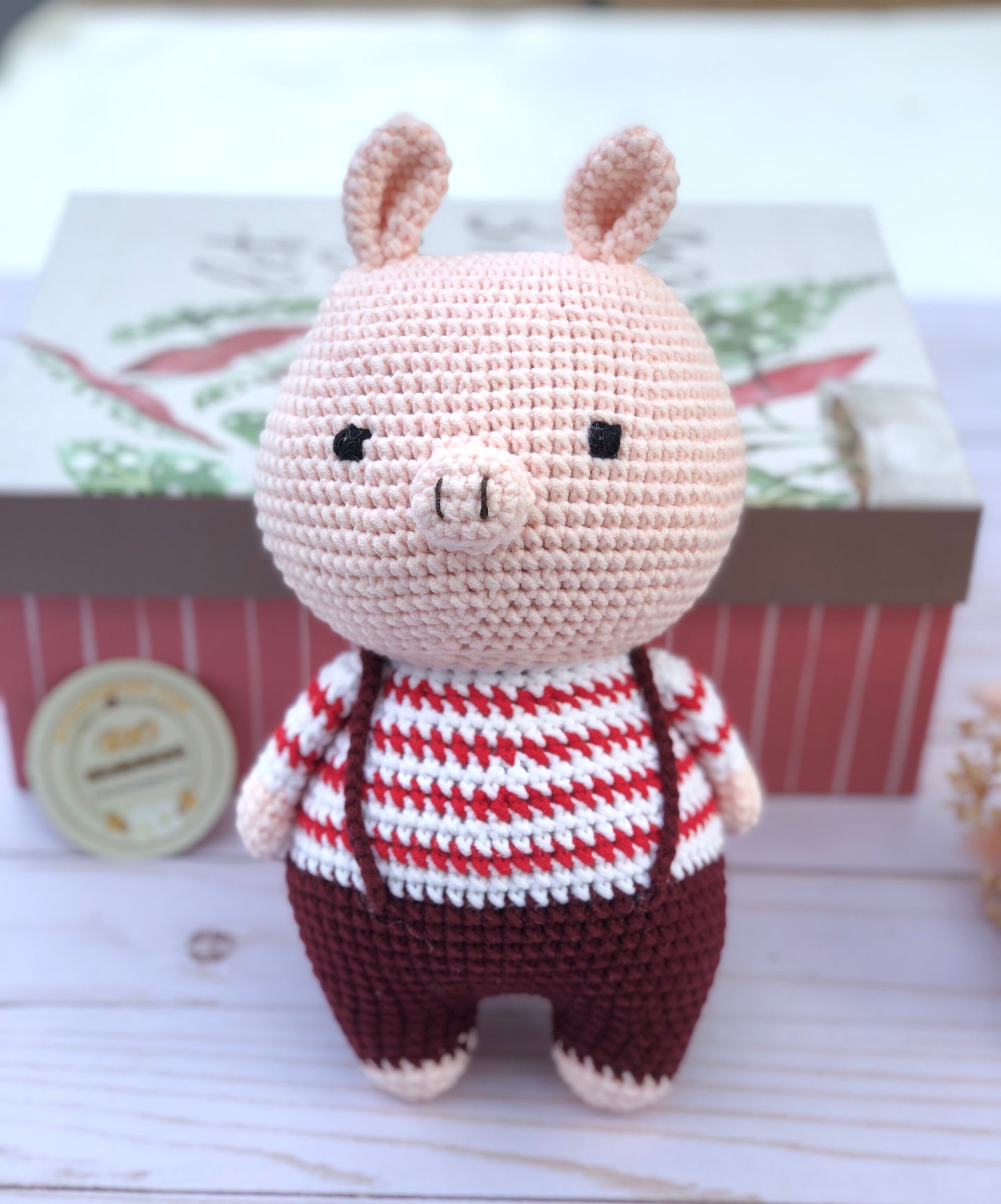 Handmade wool cotton animals crochet, amigurumi, cute, soft toy for baby, toddler, kid, adult hobby