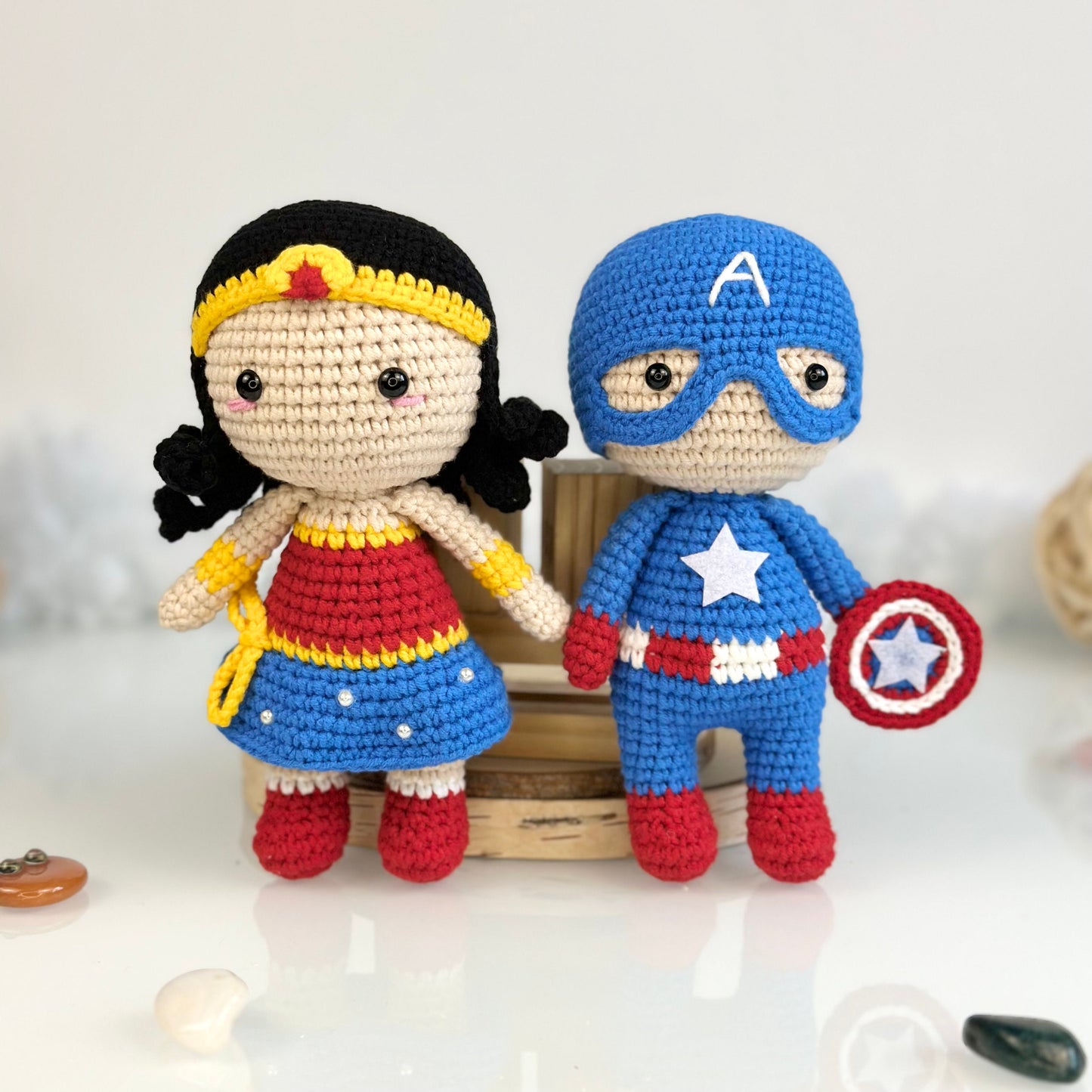 Handmade crocheted doll, Crochet mini doll, Handmade plush doll, Mini custom doll, Cute gift, Adult hobby