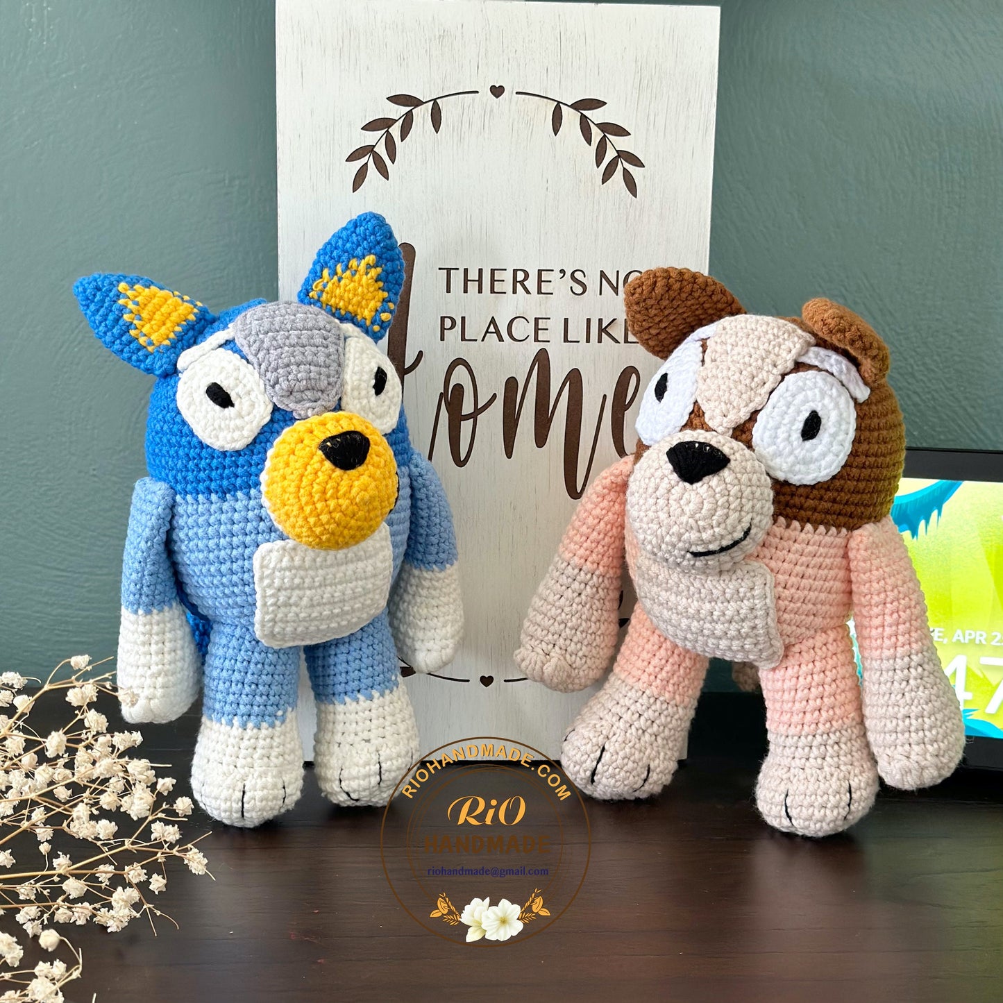 Ready To Ship, Handmade Animal Crochet, Amigurumi Dog, Cute Puppy, Toy for baby, toddler, kid, adult hobby