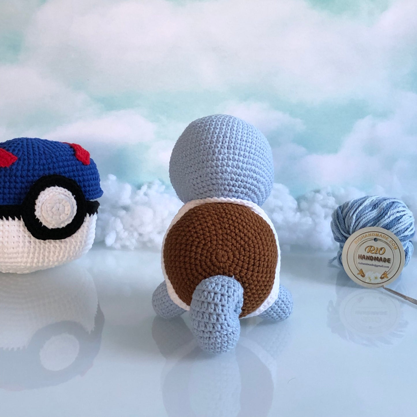 Handmade Turtle with ball inspired, Crochet Turtle, Amigurumi Toy, cute, toddler, kid, adult hobby
