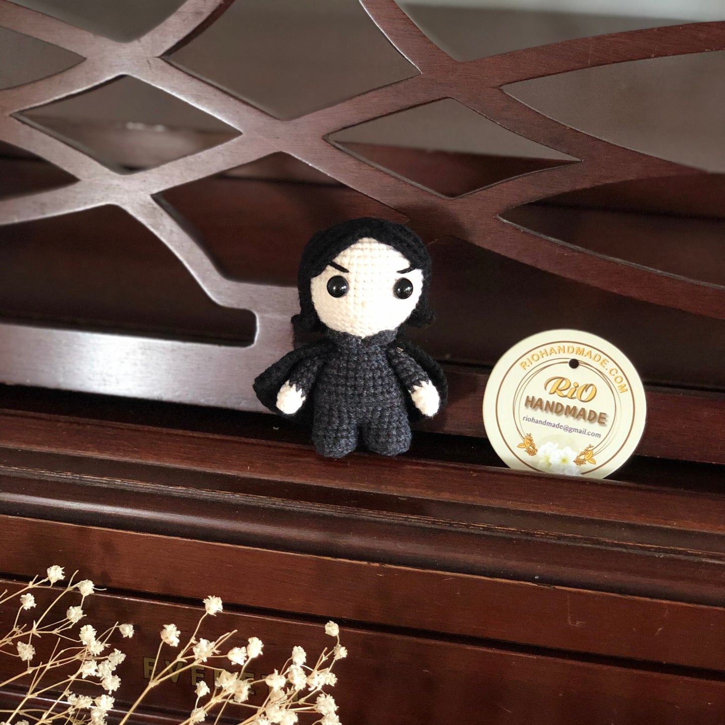 Handmade crocheted doll, Crochet mini doll, Handmade plush doll, Mini custom doll, Cute gift