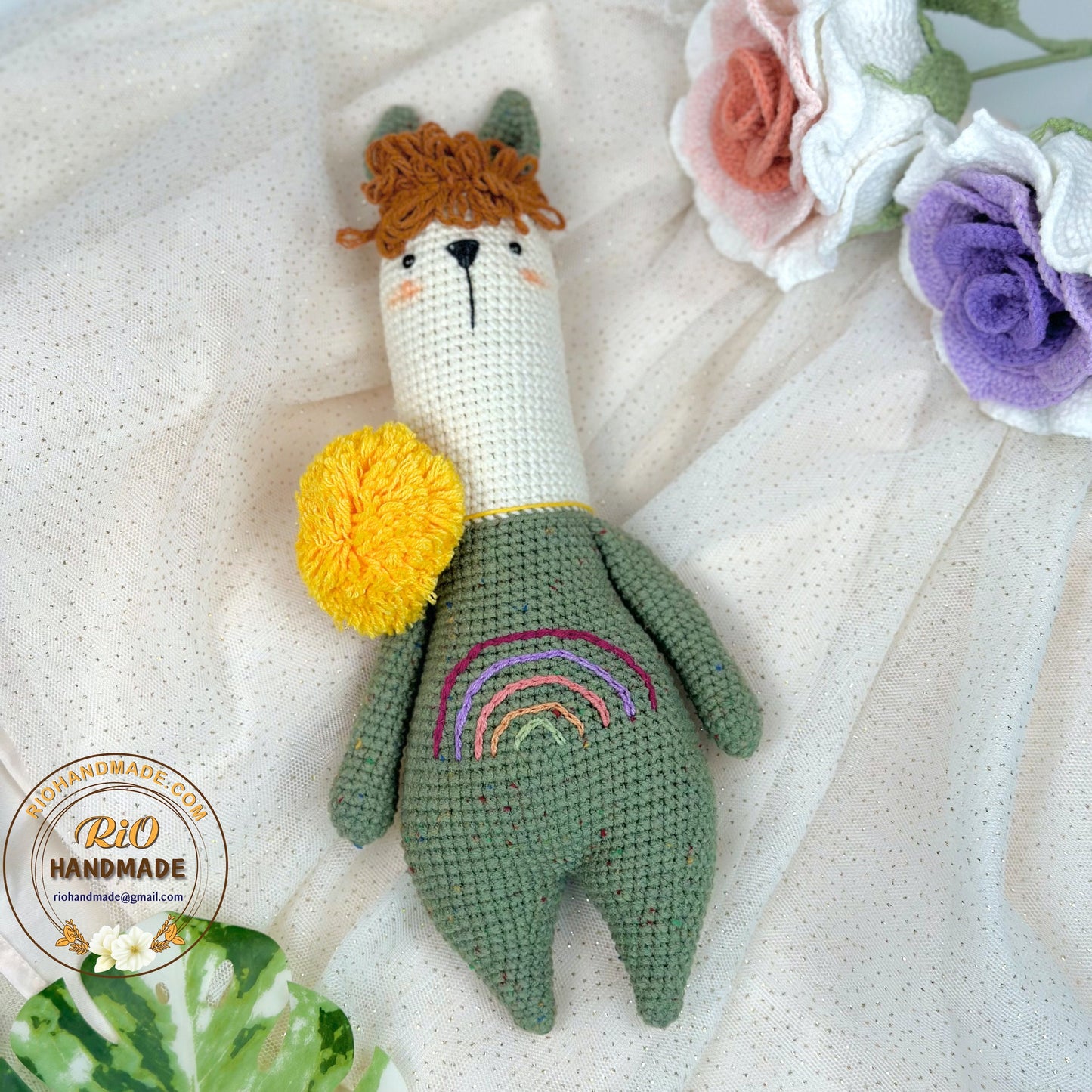 Ready To Ship, Handmade Alpaca crochet, amigurumi Alpaca plushie, cute stuffed, soft toy for baby, toddler, kid, adult hobby, high quality