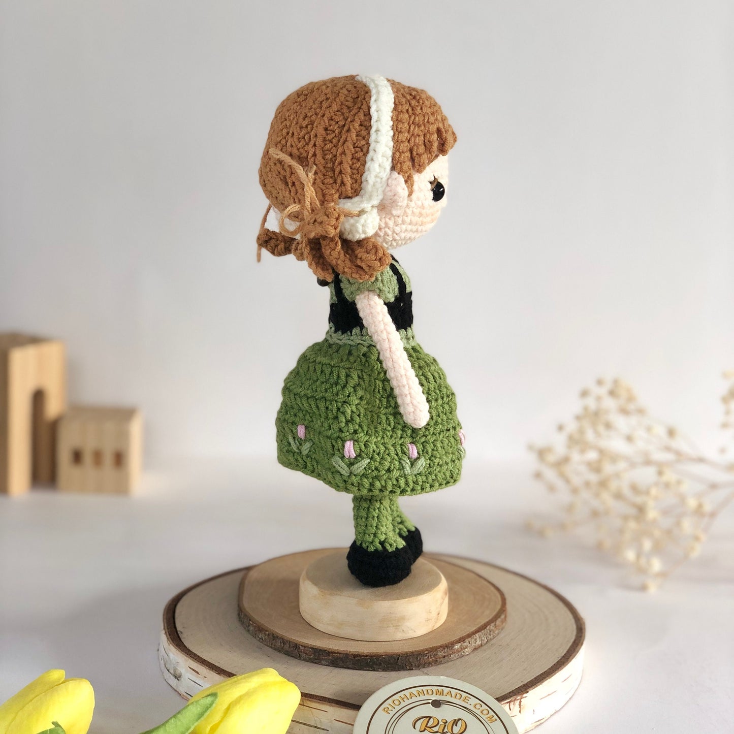 Handmade Princess Inspired Doll Crochet, Cute Princess, Amigurumi Princess Doll, Soft Toy For Baby, Kid, Adult Hobby