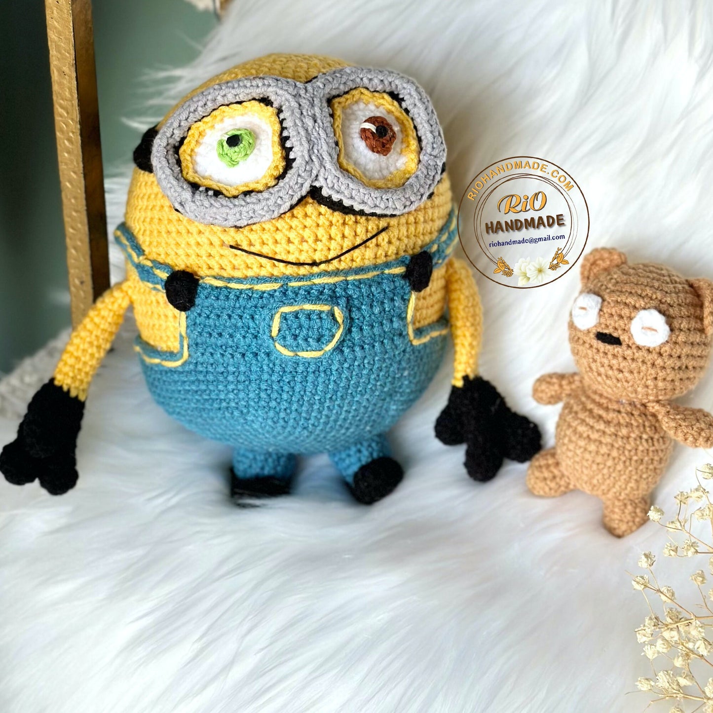 Ready To Ship, Handmade Bob Inspired, Cute Crochet, Amigurumi Bob, Cute Toy For Baby, Toddler, Kid, Adult Hobby