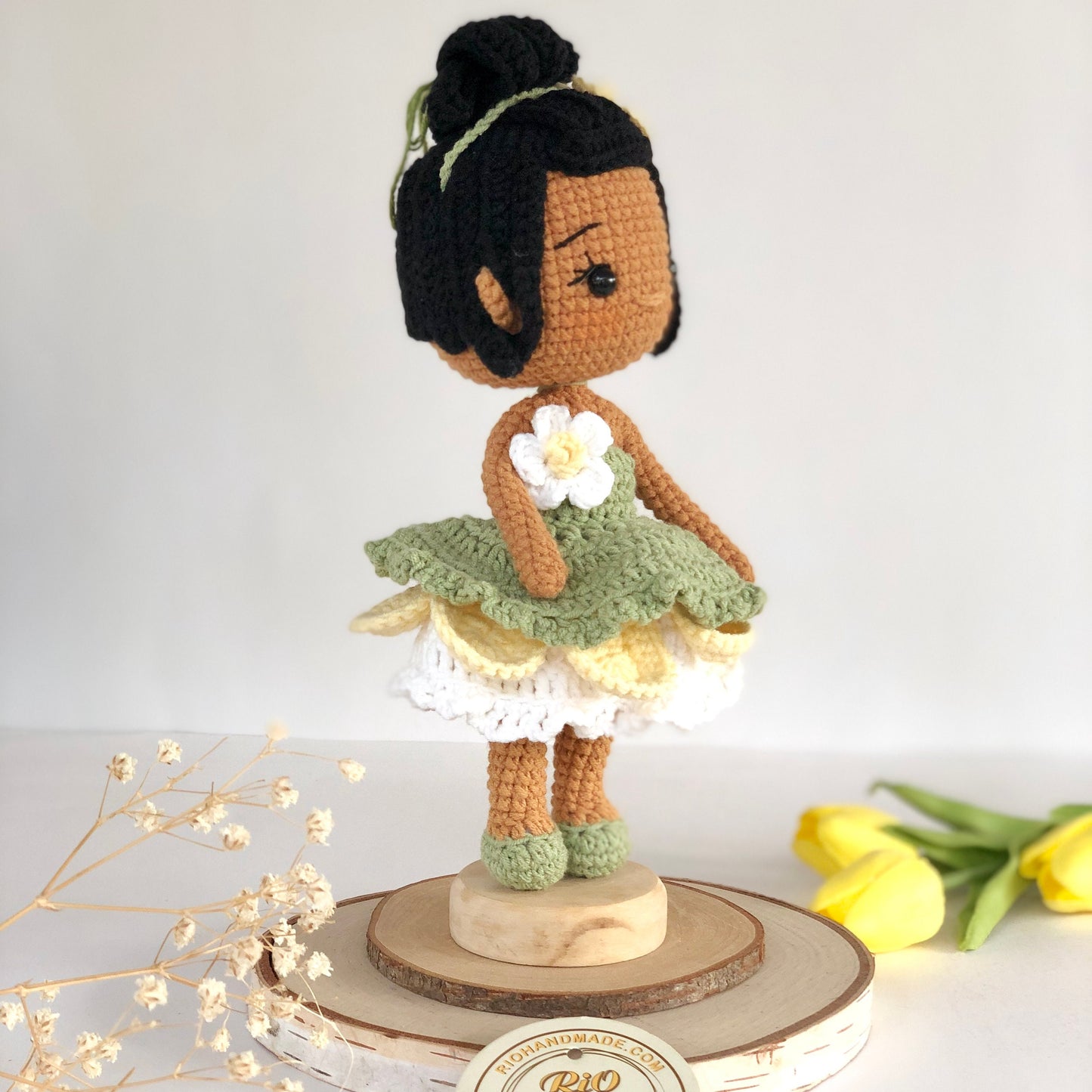 Handmade Princess Inspired Doll Crochet, Cute Princess, Amigurumi Princess Doll, Soft Toy For Baby, Kid, Adult Hobby