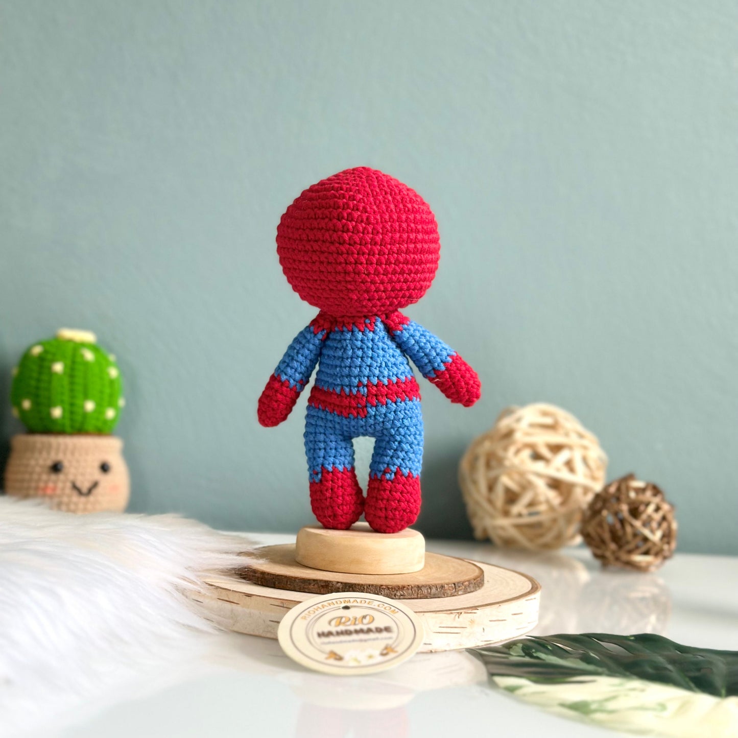 Handmade crocheted doll, Crochet mini doll, Handmade plush doll, Mini custom doll, Cute gift