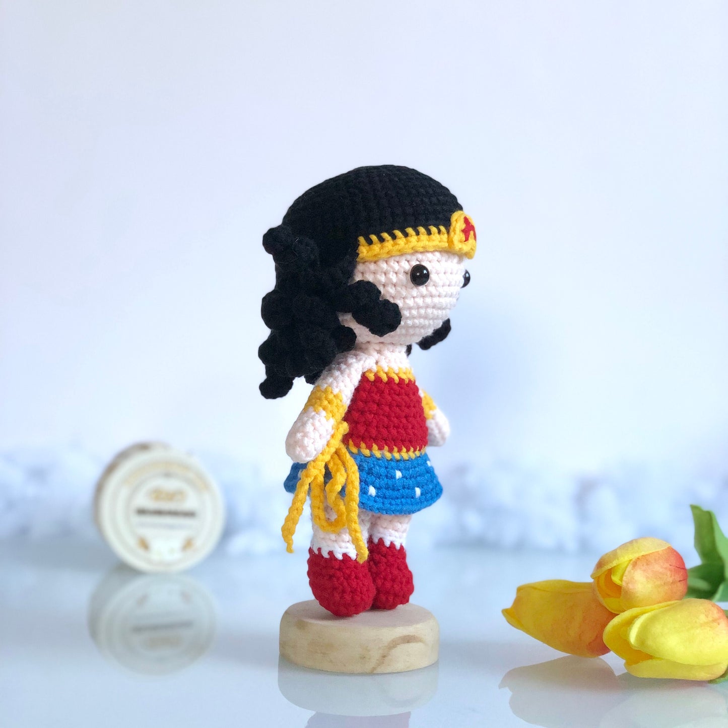 Handmade crocheted doll, Crochet mini doll, Handmade plush doll, Mini custom doll, Cute gift, Adult hobby