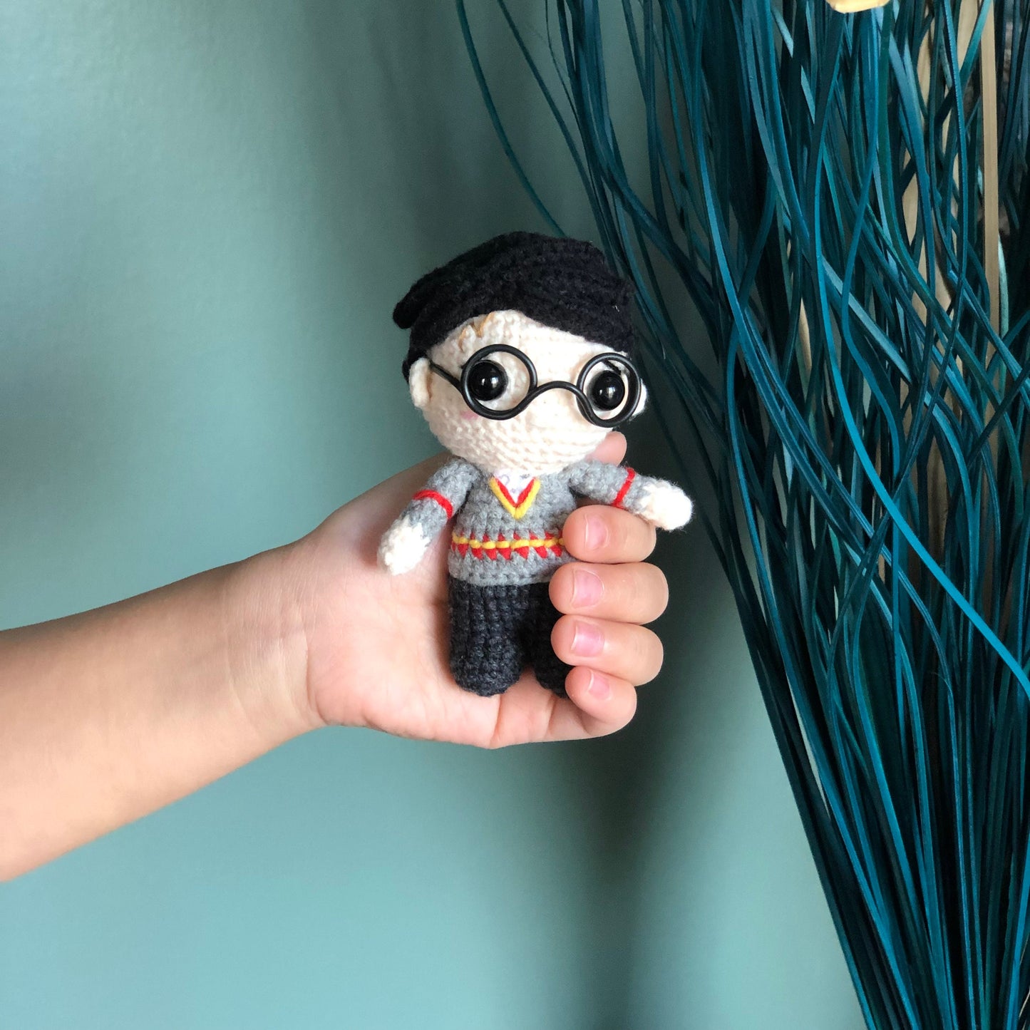 Handmade crocheted doll, Crochet mini doll, Handmade plush doll, Mini custom doll, Cute gift