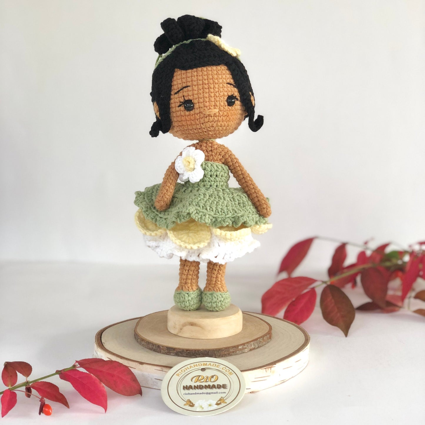 Handmade Princess Inspired Doll Crochet, Cute Princess, Amigurumi Princess Doll, Soft Toy For Baby, Kid, Adult Hobby