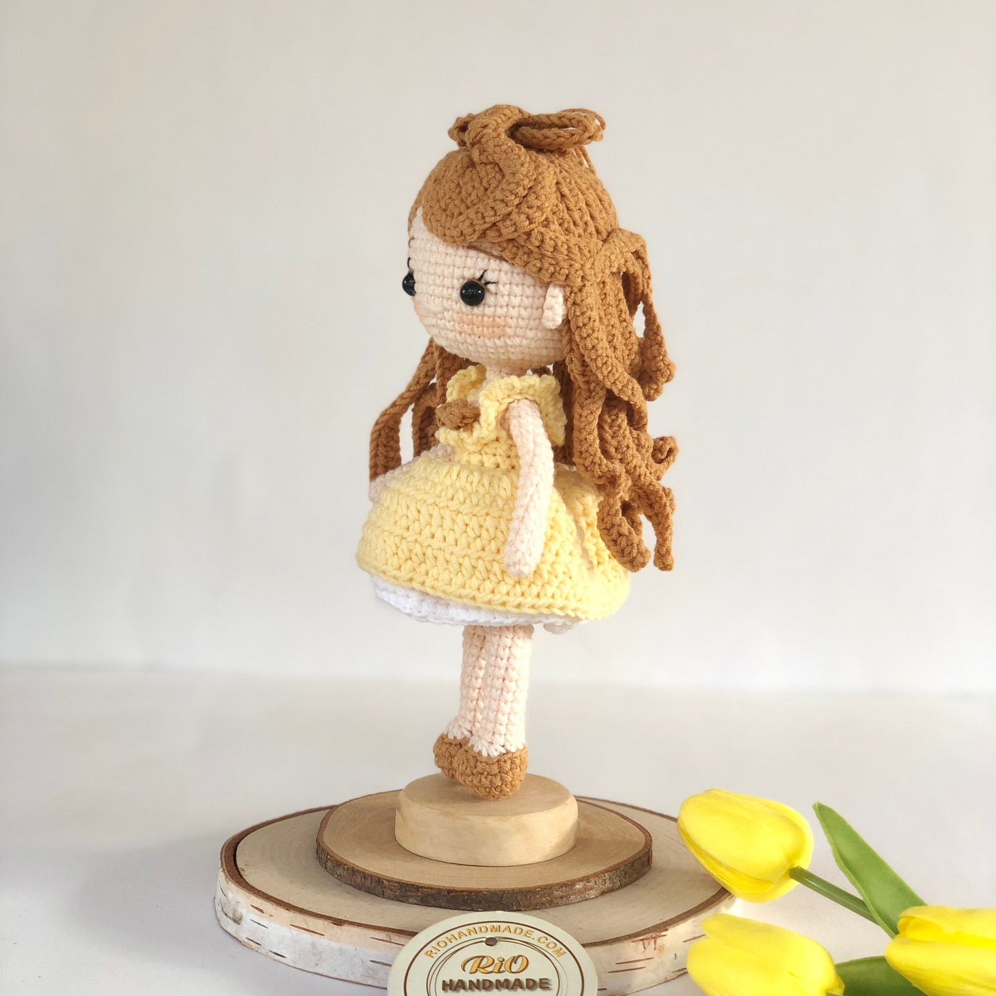 Handmade Princess Inspired Doll Crochet, Cute Princess, Amigurumi Princess Doll, Soft Toy For Baby, Kid, Adult Hobby