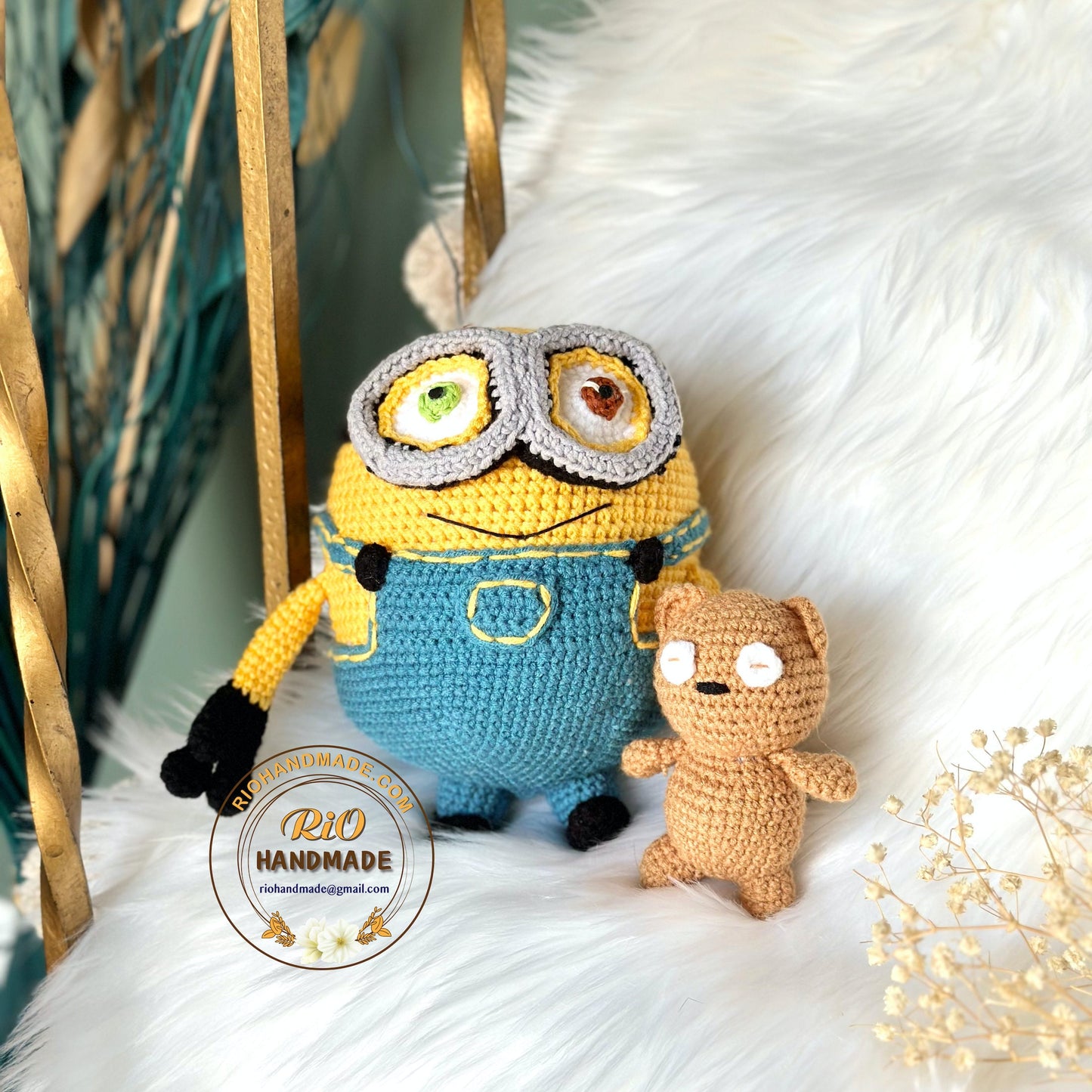 Ready To Ship, Handmade Bob Inspired, Cute Crochet, Amigurumi Bob, Cute Toy For Baby, Toddler, Kid, Adult Hobby