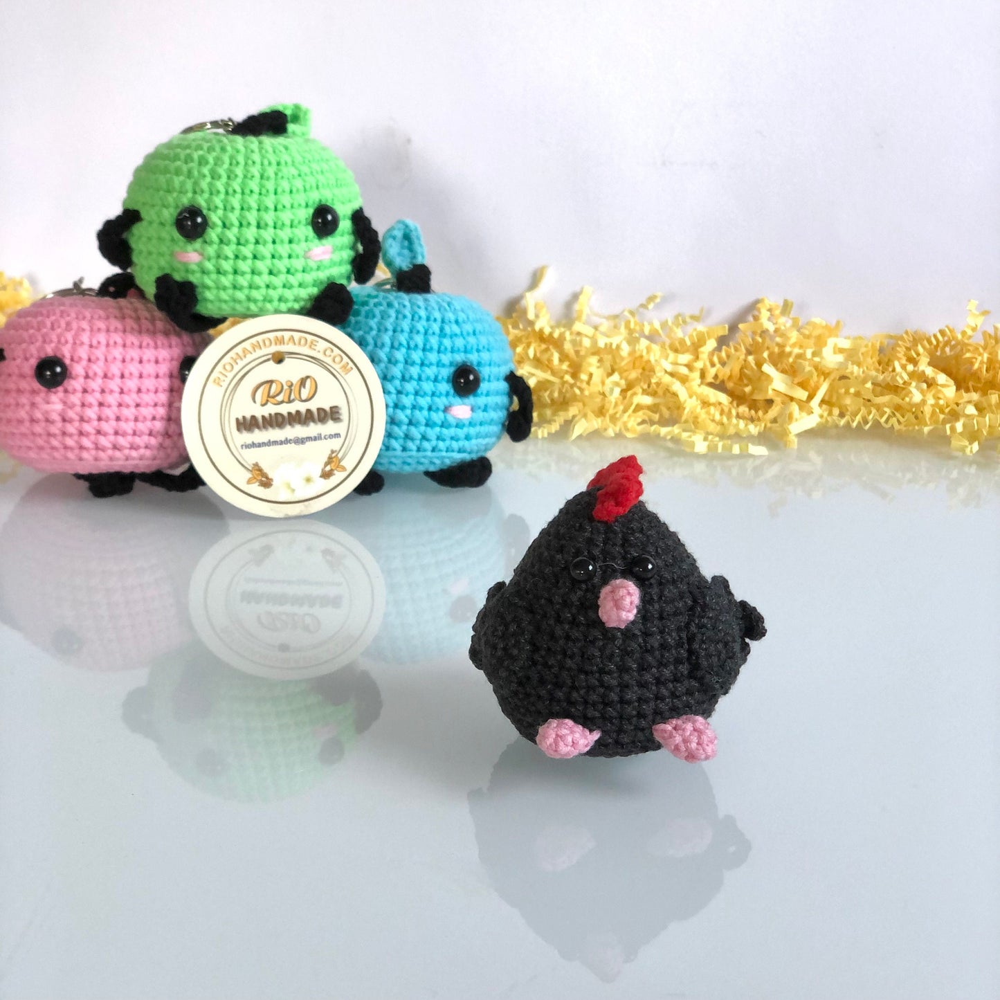 Handmade yarn cotton Chicken crochet, amigurumi Chicken, Chicken stuffed, Chicken Inspired Plush, kid toy, adult hobby,