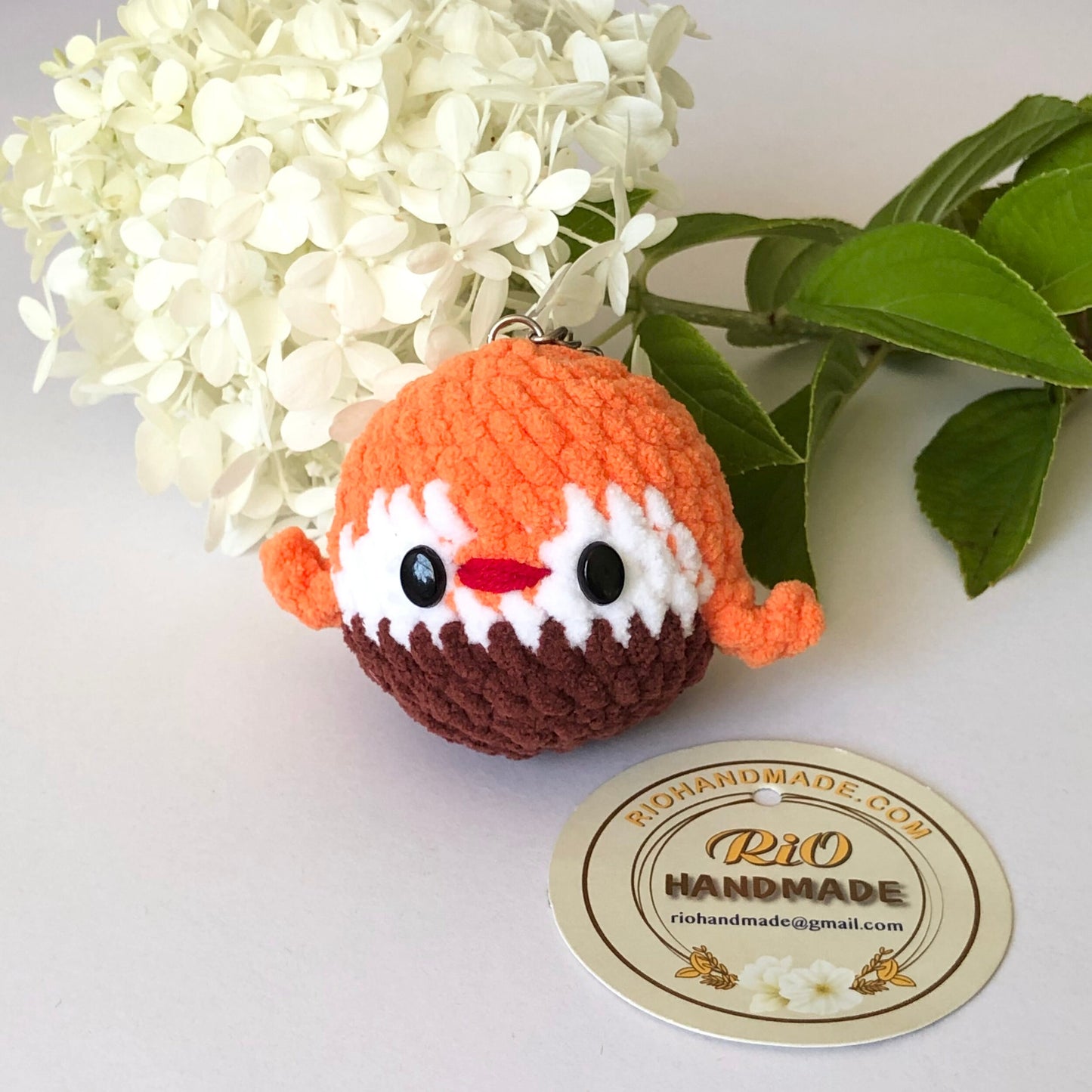 Handmade stress penguin crochet keychain, amigurumi penguin, stress friend, car rear view hanging, soft penguin, plushie toy, cute gift,