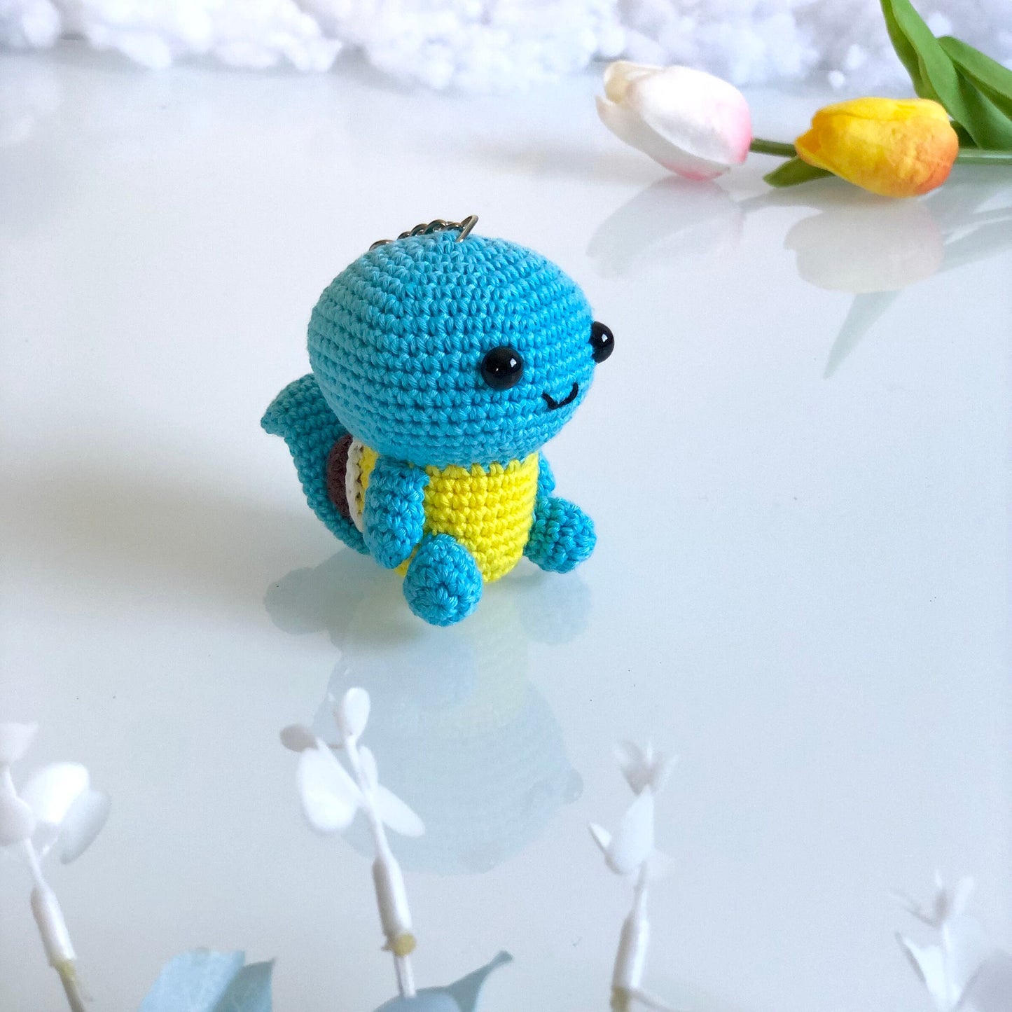 Handmade Crochet Keychain, Amigurumi Animal, Gift for Kids, Car Charm, Gift for Adults