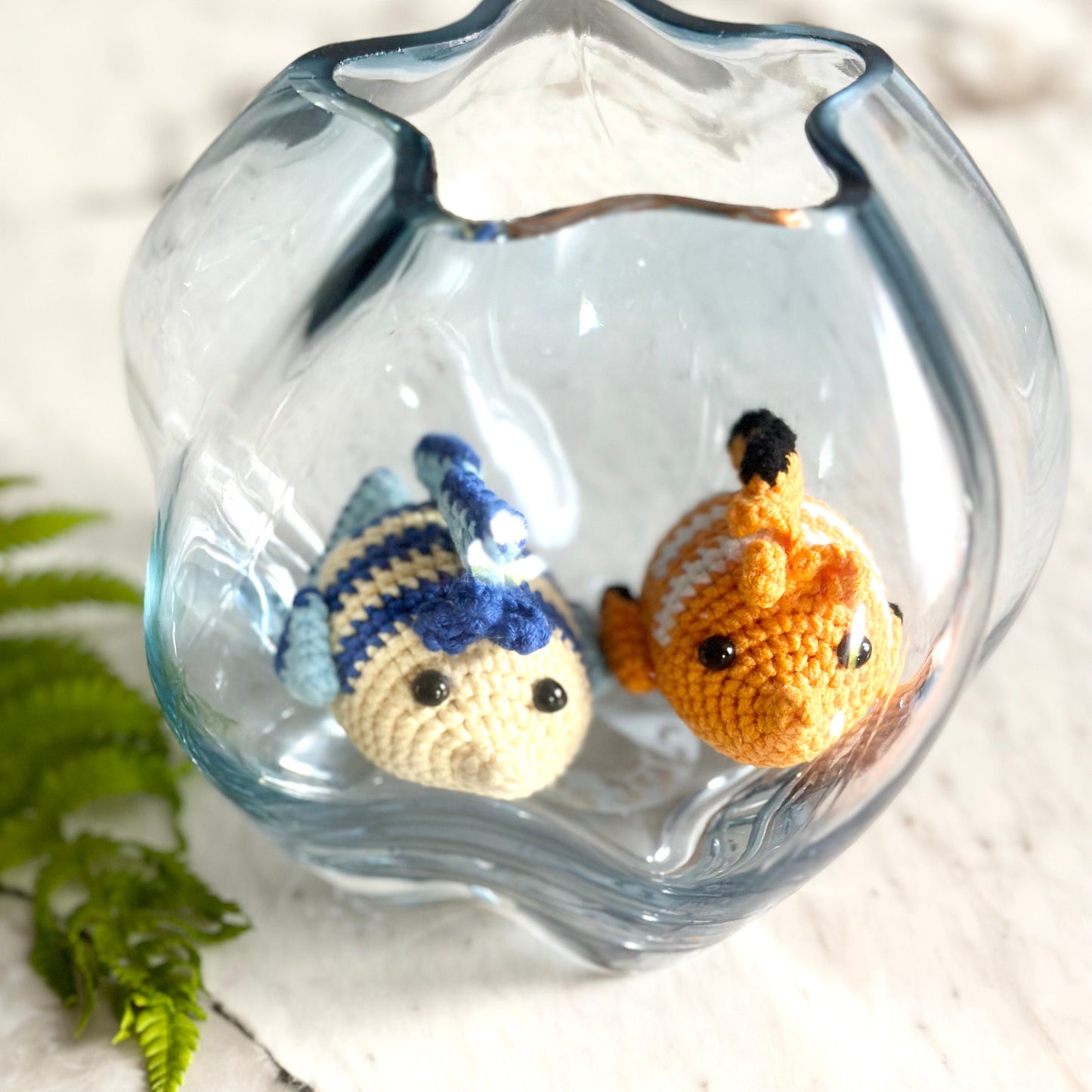 Handmade Fish, Crochet Fish, Amigurumi Fish Keychain, Plushie toy, Cute Gift, Ornament, Car Rear View Hanging