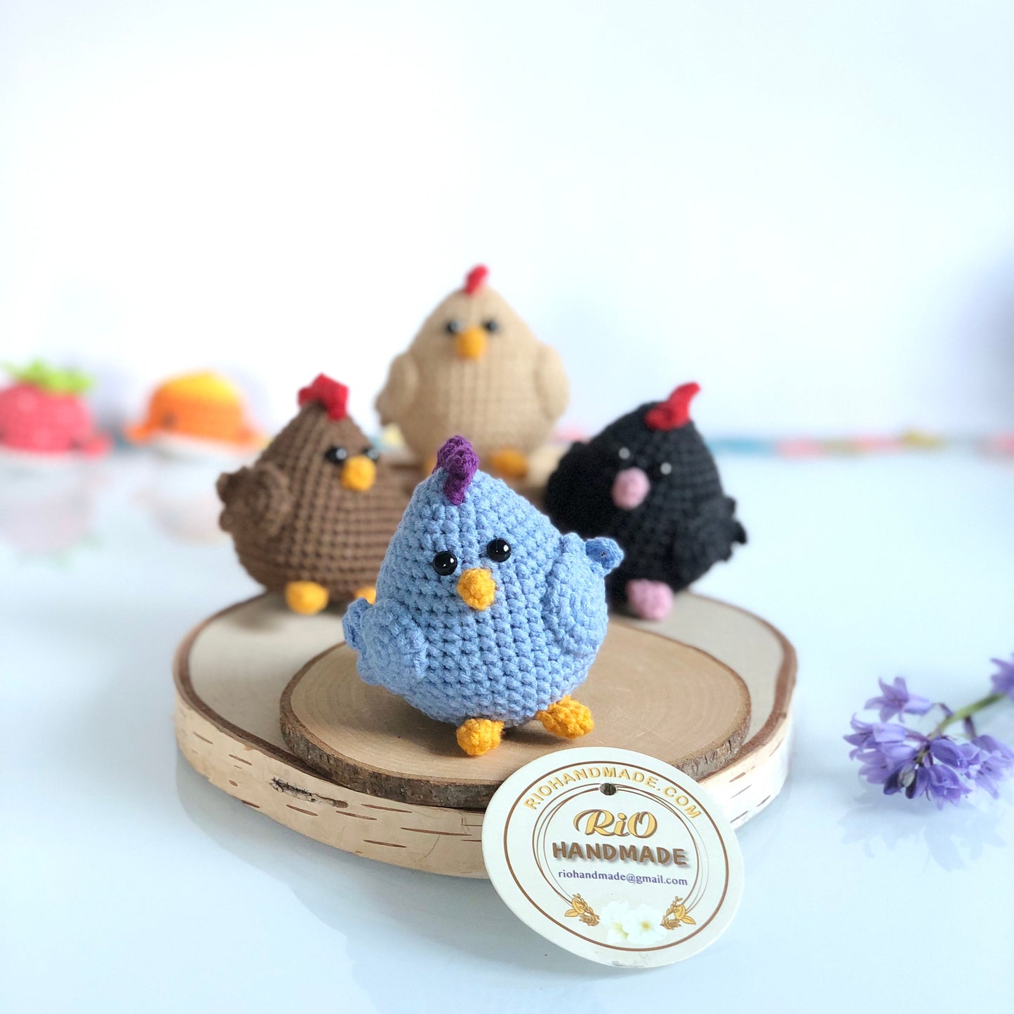 Handmade yarn cotton Chicken crochet, amigurumi Chicken, Chicken stuffed, Chicken Inspired Plush, kid toy, adult hobby,
