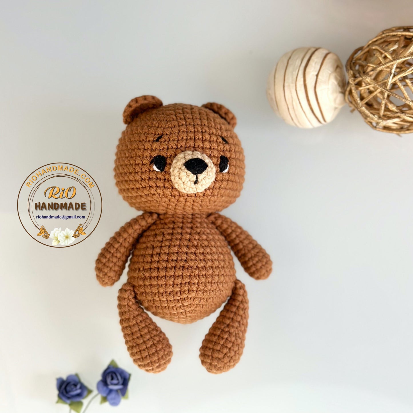 Ready To Ship, Crochet Forest Animals, Cute Bear Plushie Crochet, Amigurumi Bunny, Crochet Deer, Cute Toy For Baby, Woodland Baby Toy