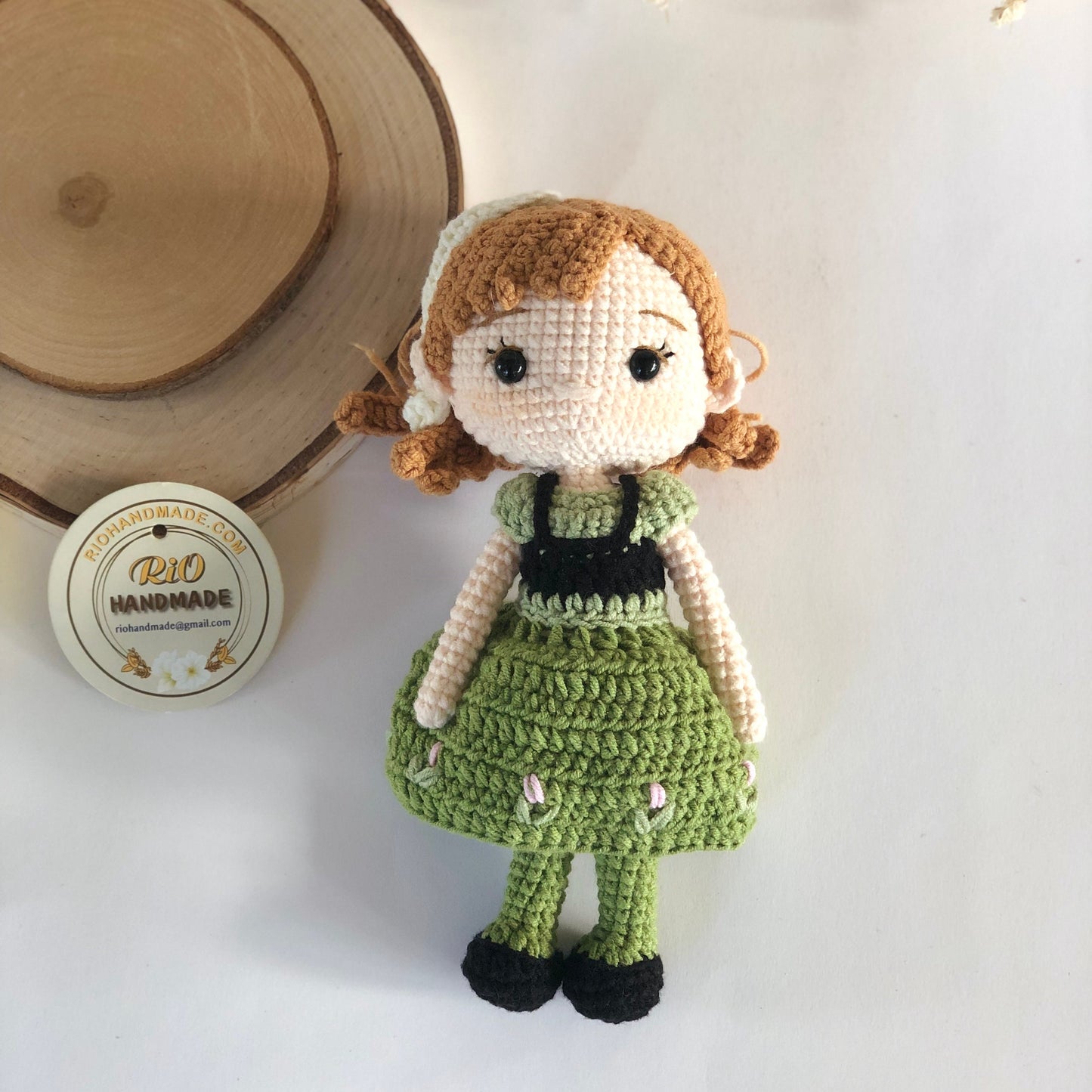 Handmade Princess Inspired Doll Crochet, Cute Princess, Amigurumi Princess Doll, Soft Toy For Baby, Kid, Adult Hobby