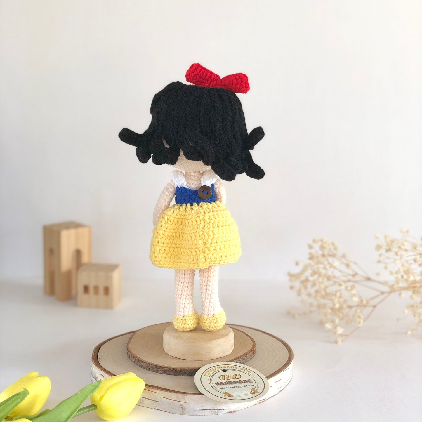 Handmade Princess Inspired Doll Crochet, Cute Princess, Amigurumi Princess Doll, Soft Toy For Baby, Kid, Adult Hobby