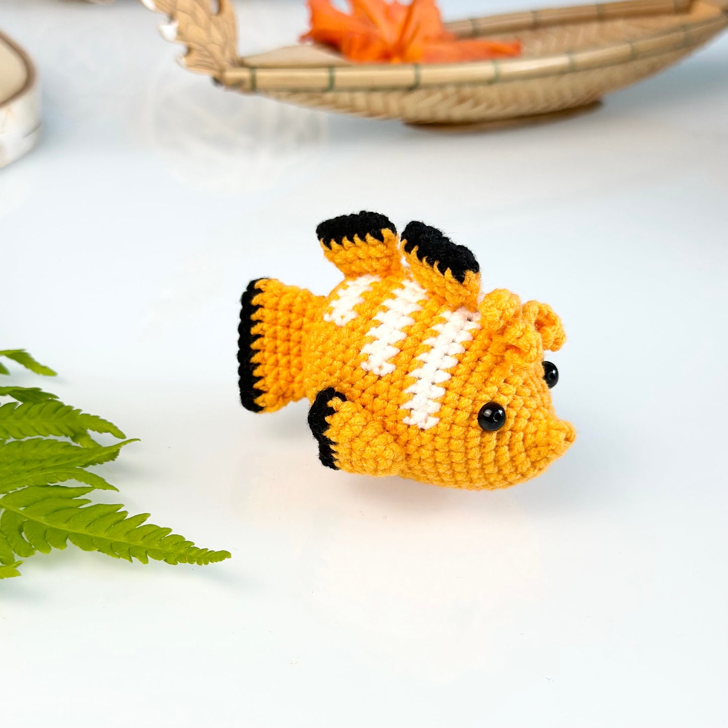 Handmade Fish, Crochet Fish, Amigurumi Fish Keychain, Plushie toy, Cute Gift, Ornament, Car Rear View Hanging