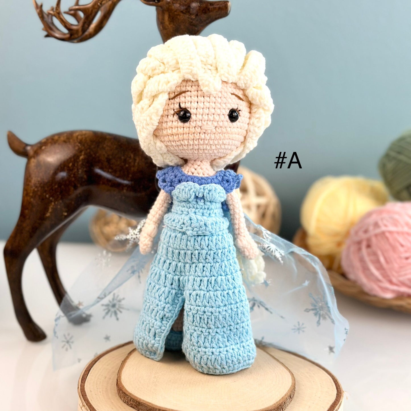 Handmade Princess Inspired Doll Crochet, Princess Doll, Amigurumi princess doll, Soft Toy For Baby, Toddler, Kid, Adult Hobby