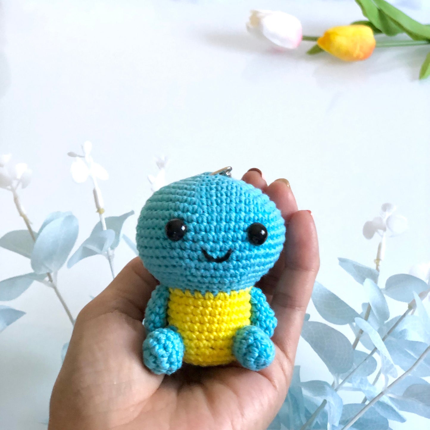 Handmade Crochet Keychain, Amigurumi Animal, Gift for Kids, Car Charm, Gift for Adults