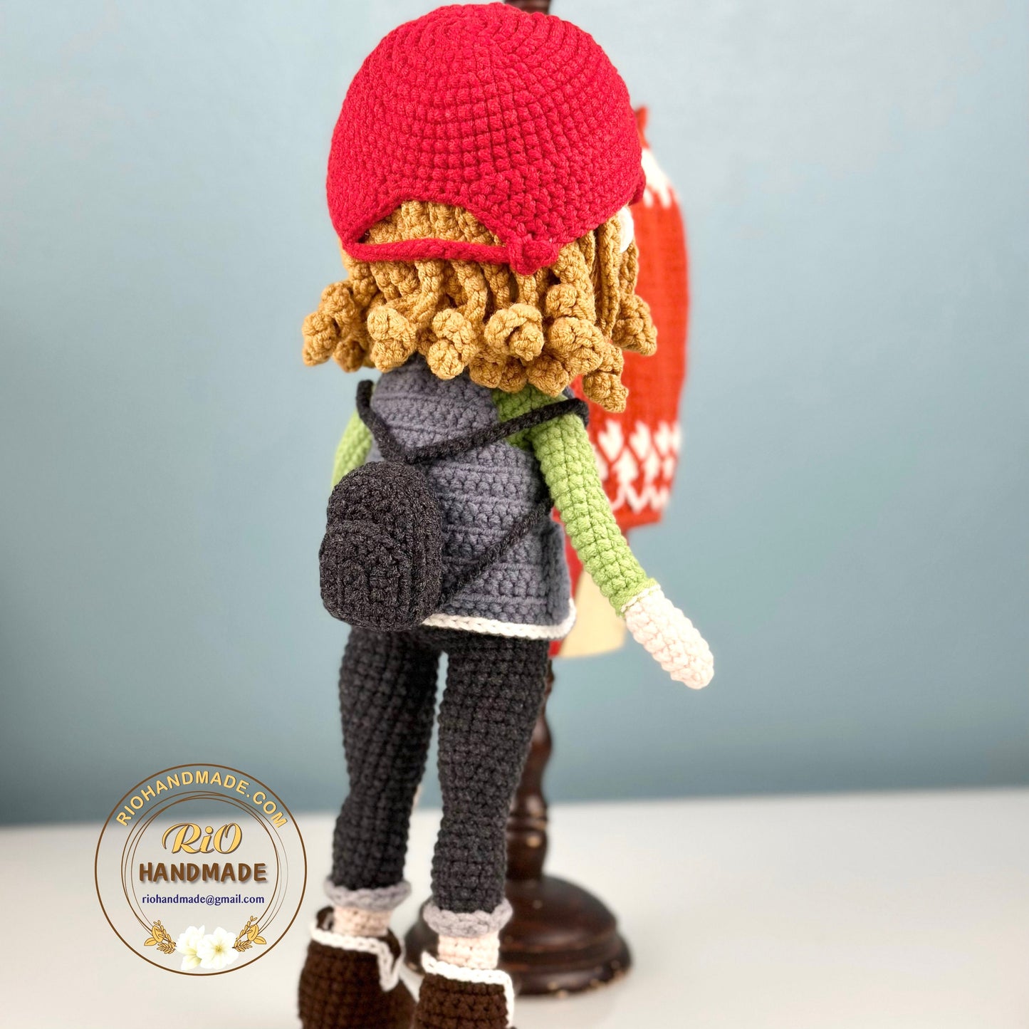 Ready To Ship Crochet doll with outfits, handmade doll, handmade yarn cotton doll crochet, amigurumi, cute, toddler, kid, adult hobby