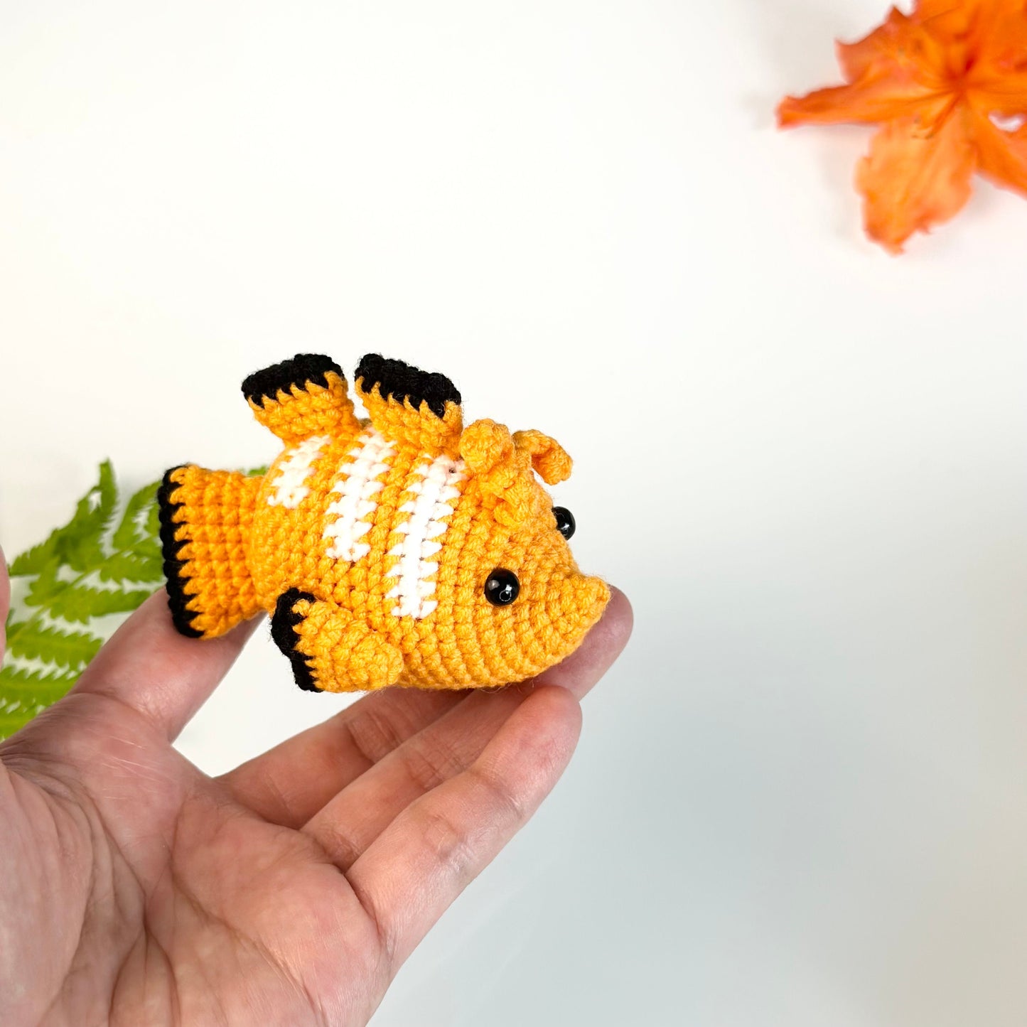 Handmade Fish, Crochet Fish, Amigurumi Fish Keychain, Plushie toy, Cute Gift, Ornament, Car Rear View Hanging