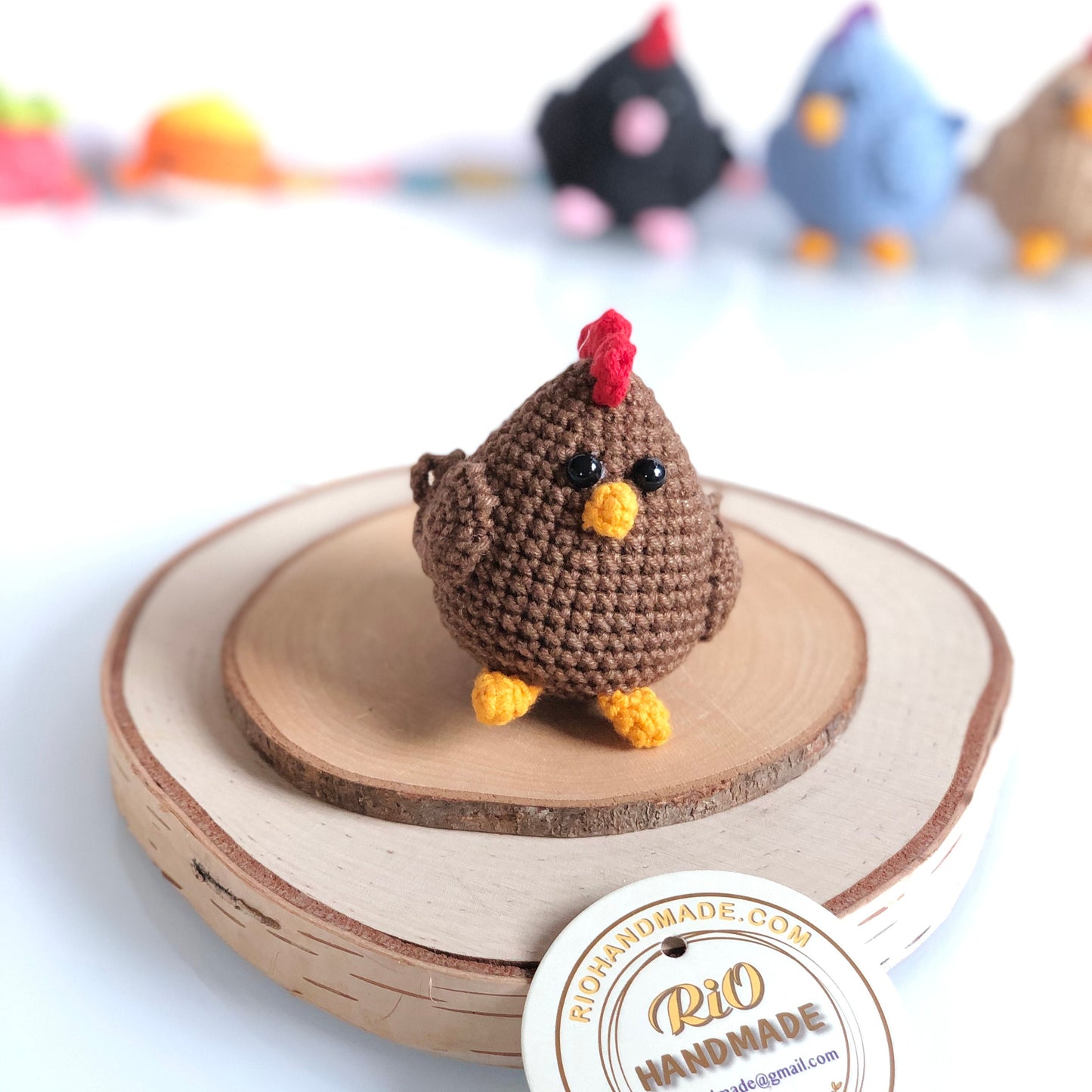 Handmade yarn cotton Chicken crochet, amigurumi Chicken, Chicken stuffed, Chicken Inspired Plush, kid toy, adult hobby,