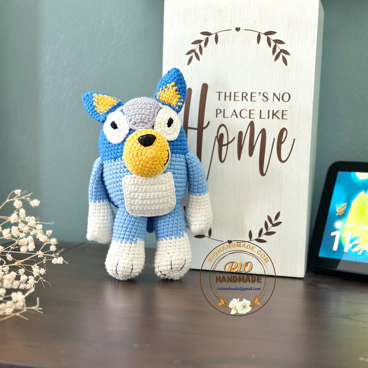 Ready To Ship, Handmade Animal Crochet, Amigurumi Dog, Cute Puppy, Toy for baby, toddler, kid, adult hobby