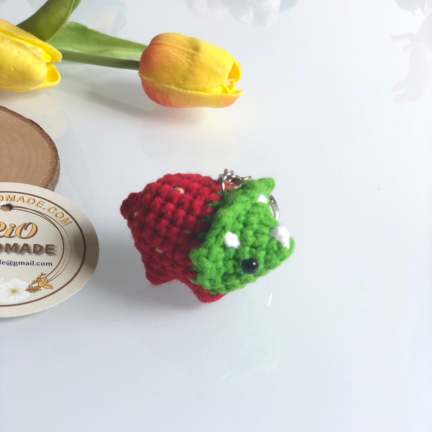 Handmade tiny triceratops, crochet Dinosaur, amigurumi triceratops, plushie toy, gift, ornament, keychain.
