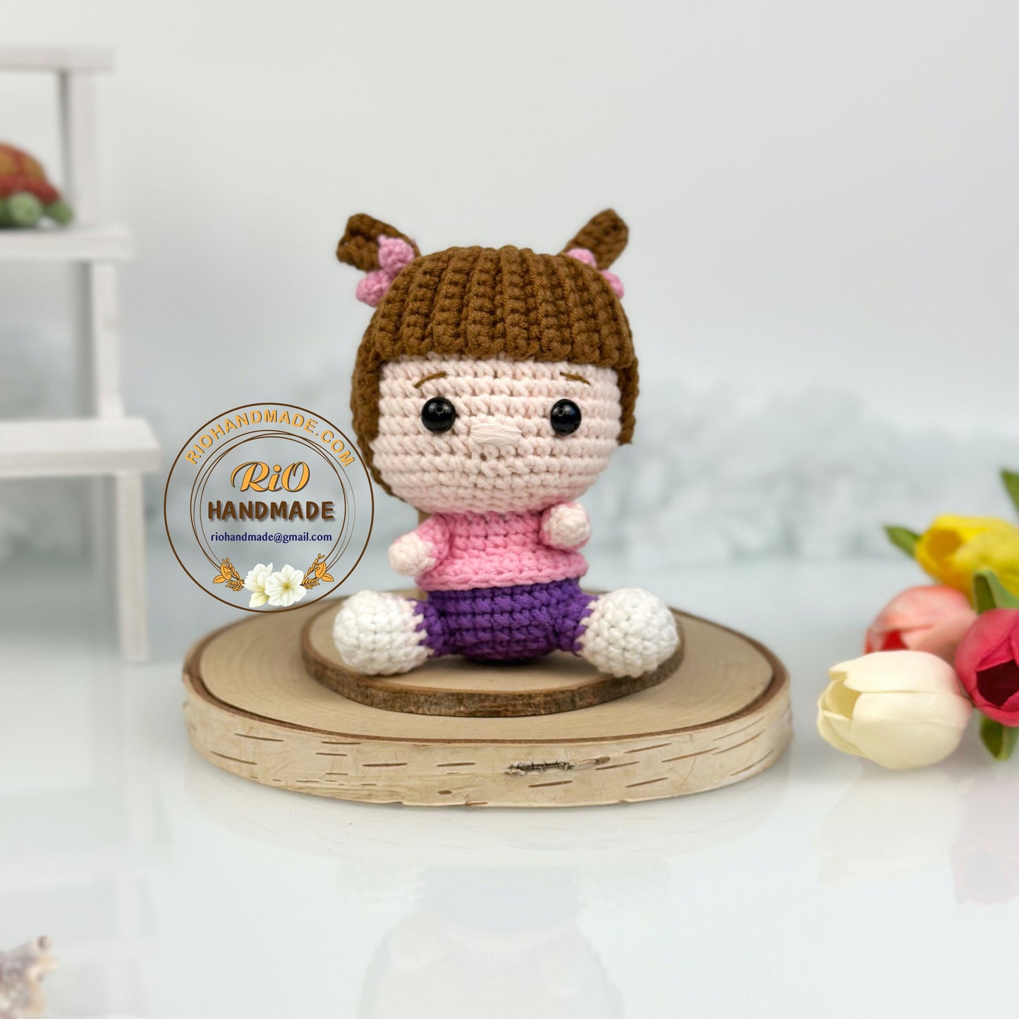 Handmade crochet doll, amigurumi doll, plushie toy, cute gift