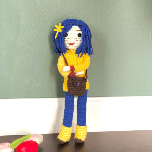 1pc Handmade yarn cotton doll crochet, amigurumi doll, cute, soft toy for baby, toddler, kid, adult hobby