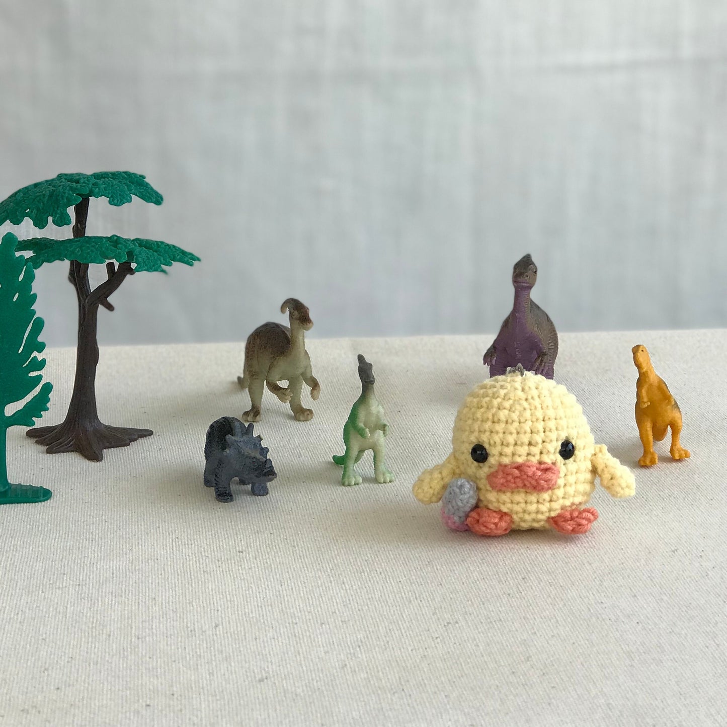 Rio Handmade duck in frog hat crochet keychain, duck with knife meme amigurumi, plushie toy, ducky meme gift, duck with frog hat, cute gift