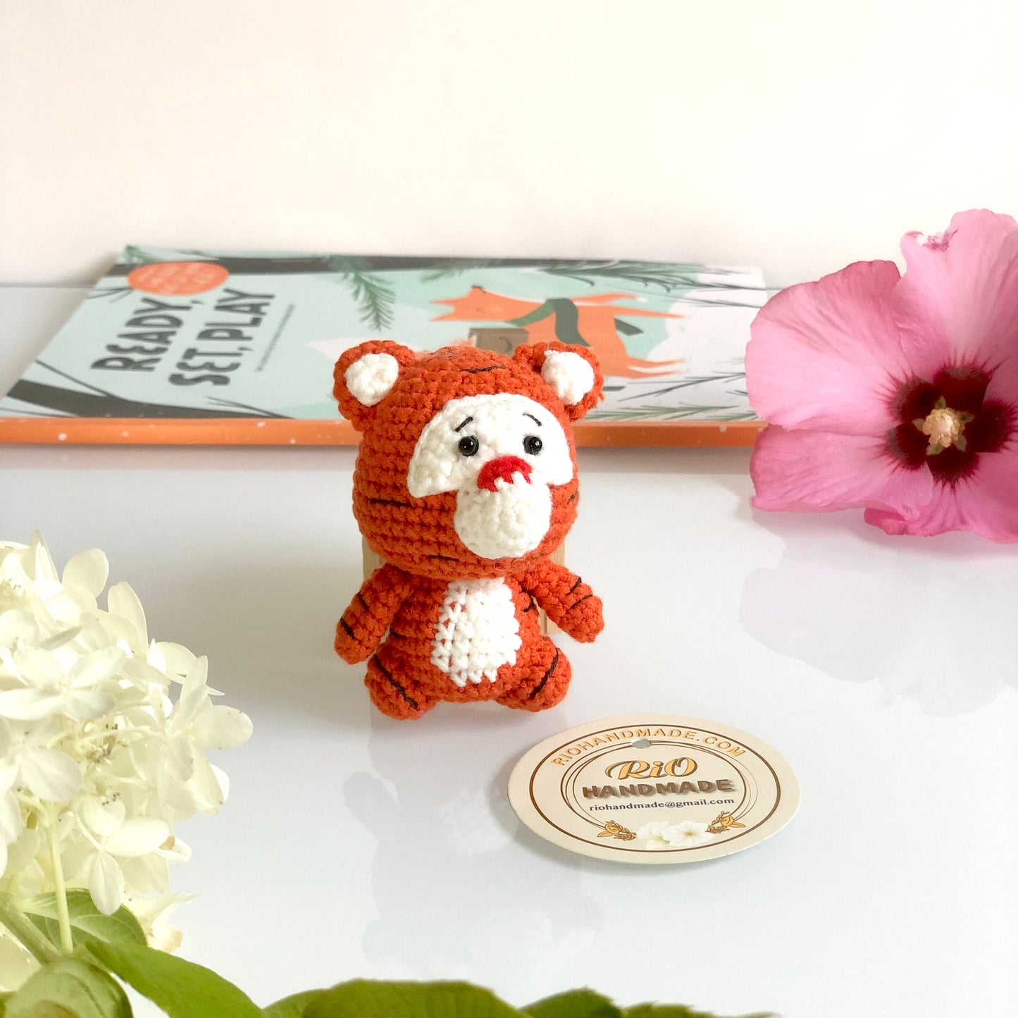 Handmade yarn cotton Winnie the Pooh inspired crochet, crochet animal keychain, amigurumi stuffed, cute, toy for toddler, kid, adult hobby,