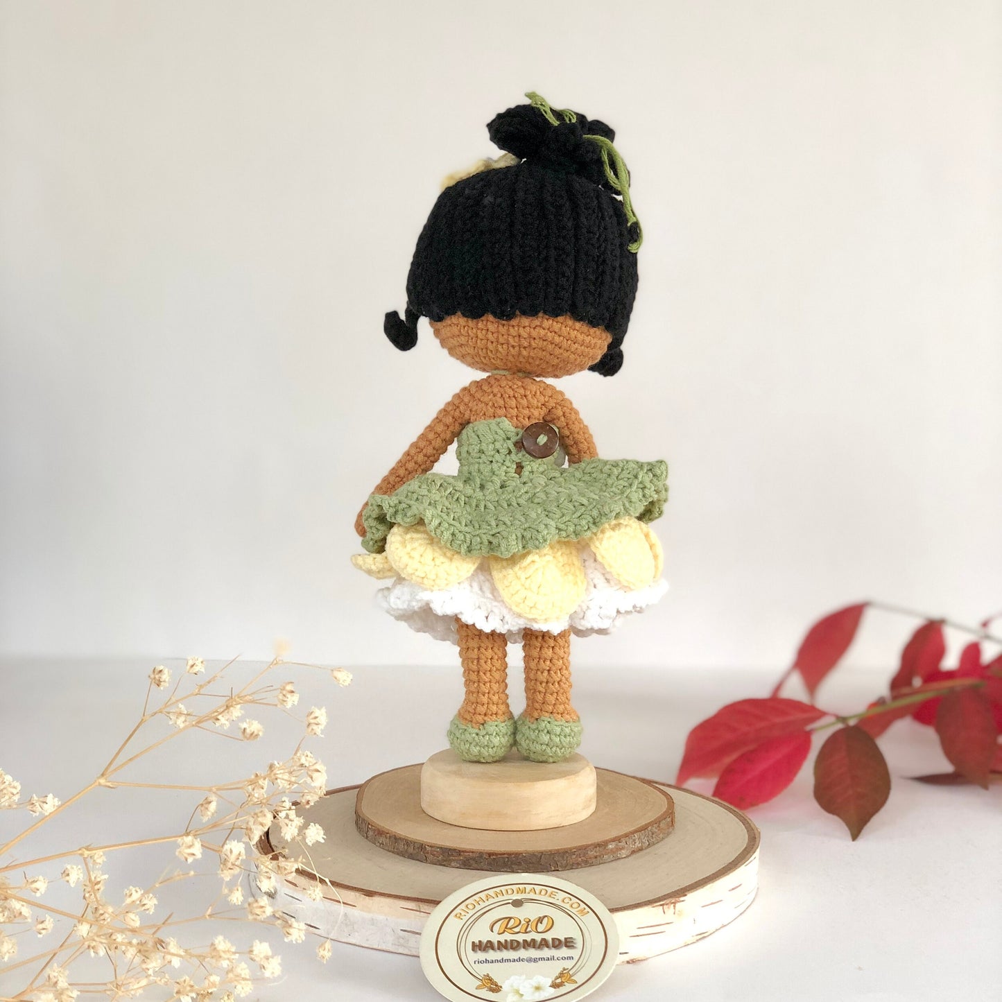 Handmade Princess Inspired Doll Crochet, Cute Princess, Amigurumi Princess Doll, Soft Toy For Baby, Kid, Adult Hobby