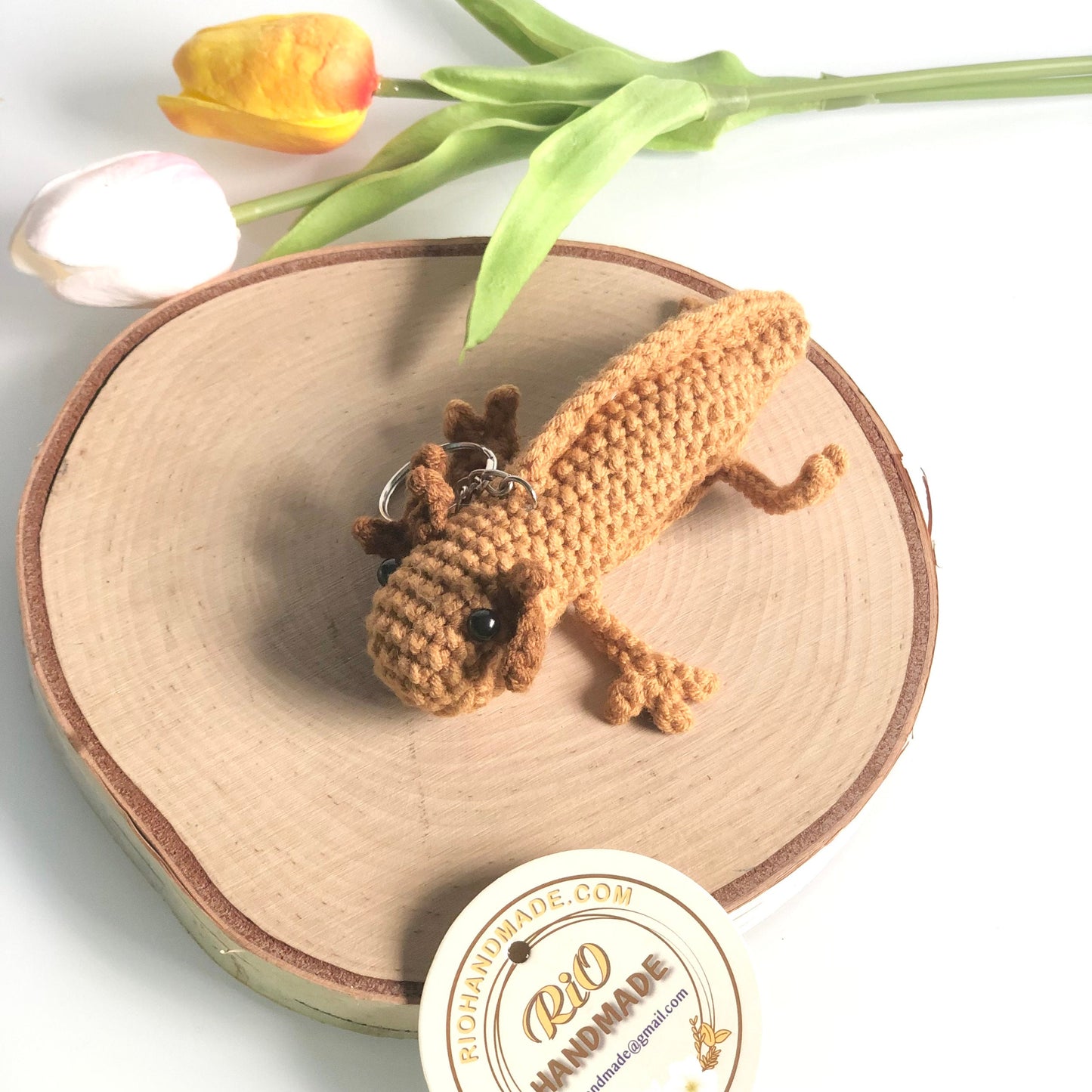 Handmade Axolotl, crochet Axolotl, amigurumi, plushie toy, gift, ornament