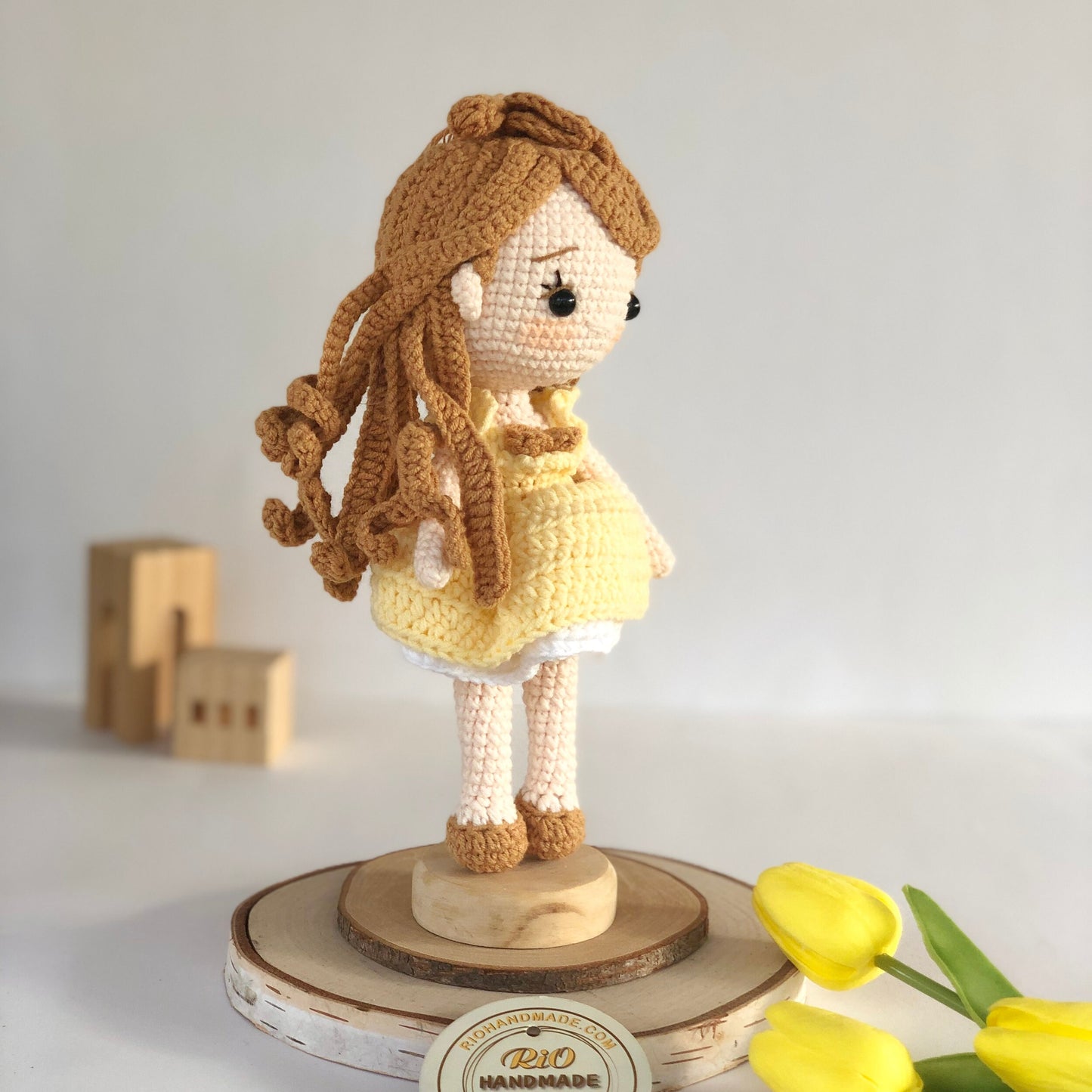 Handmade Princess Inspired Doll Crochet, Cute Princess, Amigurumi Princess Doll, Soft Toy For Baby, Kid, Adult Hobby