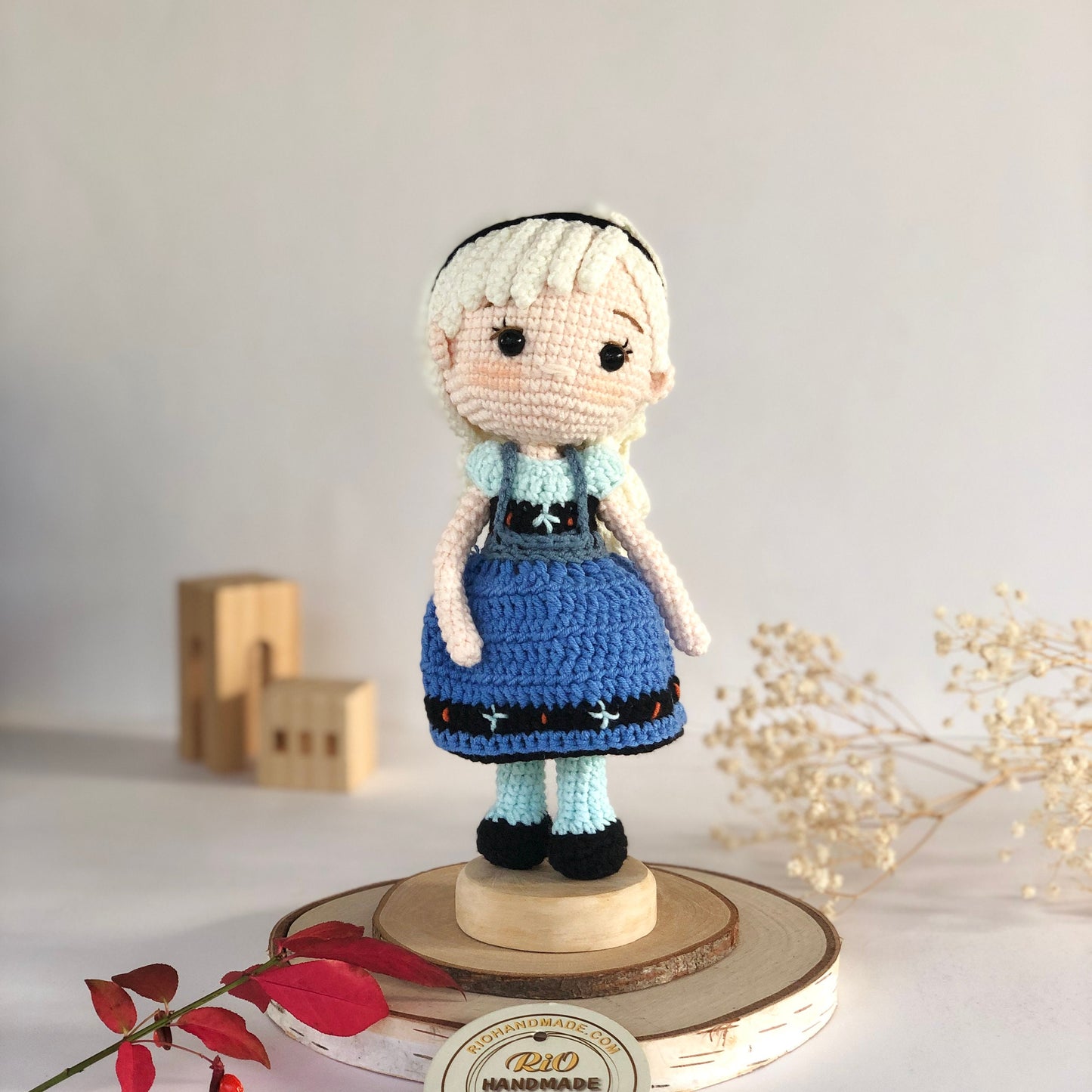 Handmade Princess Inspired Doll Crochet, Princess Doll, Amigurumi princess doll, Soft Toy For Baby, Toddler, Kid, Adult Hobby