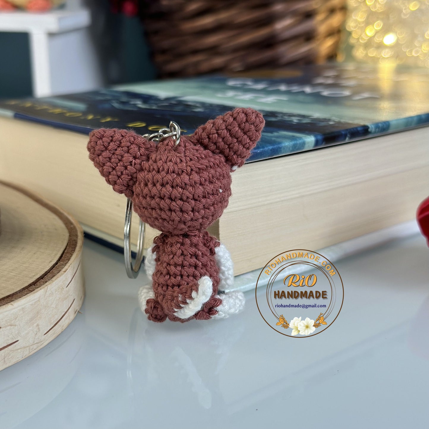 Rio Handmade yarn Husky crochet, Amigurumi mini Husky, Cute Husky, Cute Dog, Home Decor, Crochet Keychain, Adult Hobby