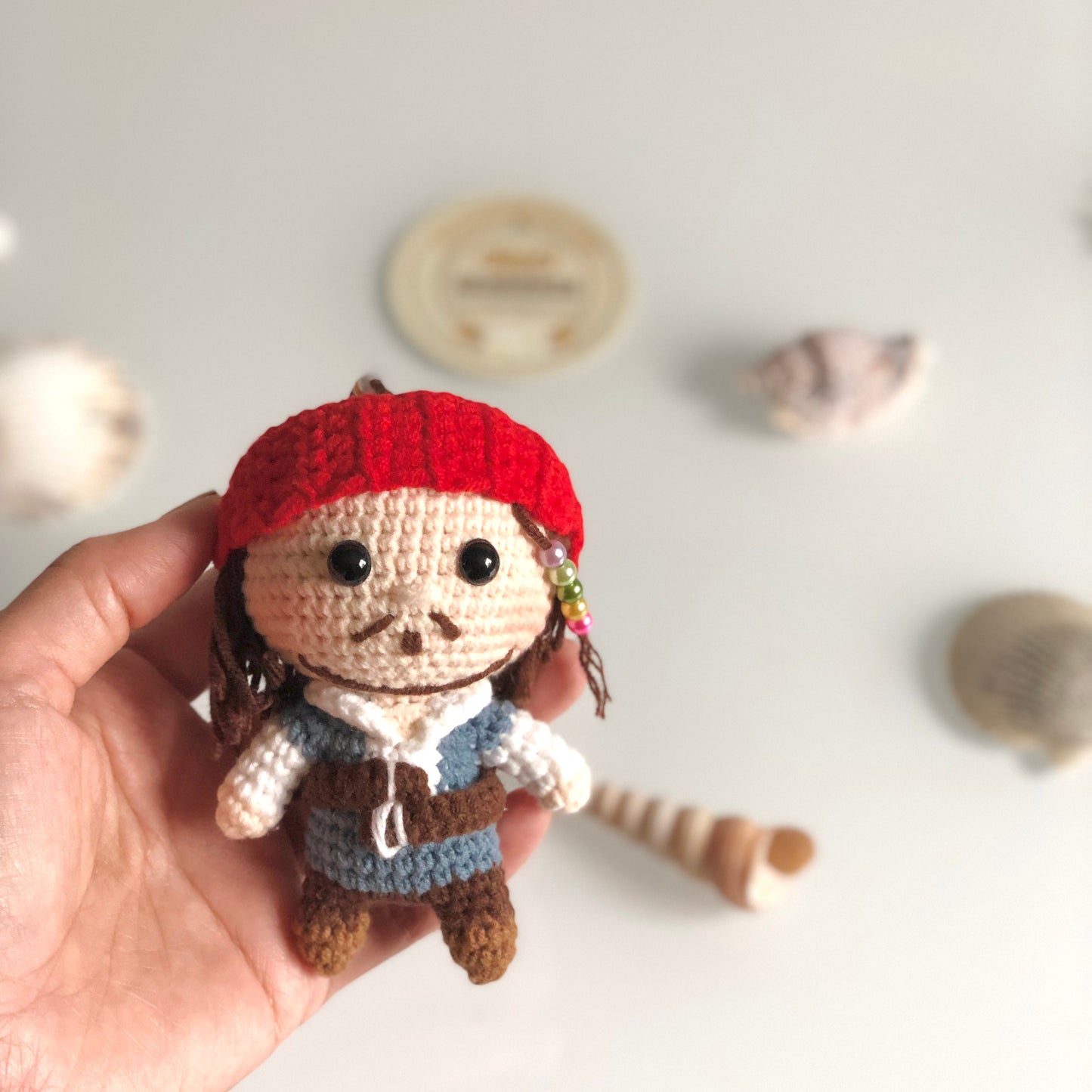 Handmade Mini Doll, Crochet Doll, Custom Doll, Cute Gift, Handmade Plush Doll