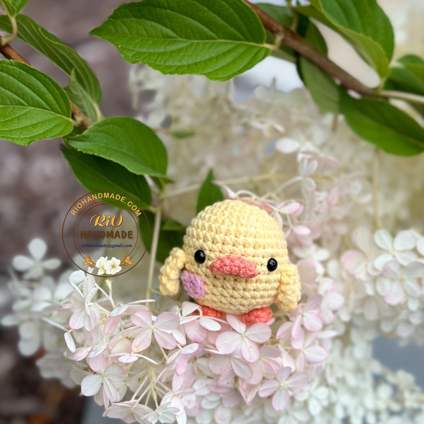 Ready To Ship, Rio Handmade duck with knife meme crochet keychain, car rear view mirror hanging, ducky meme, duck with frog hat, cute gift,