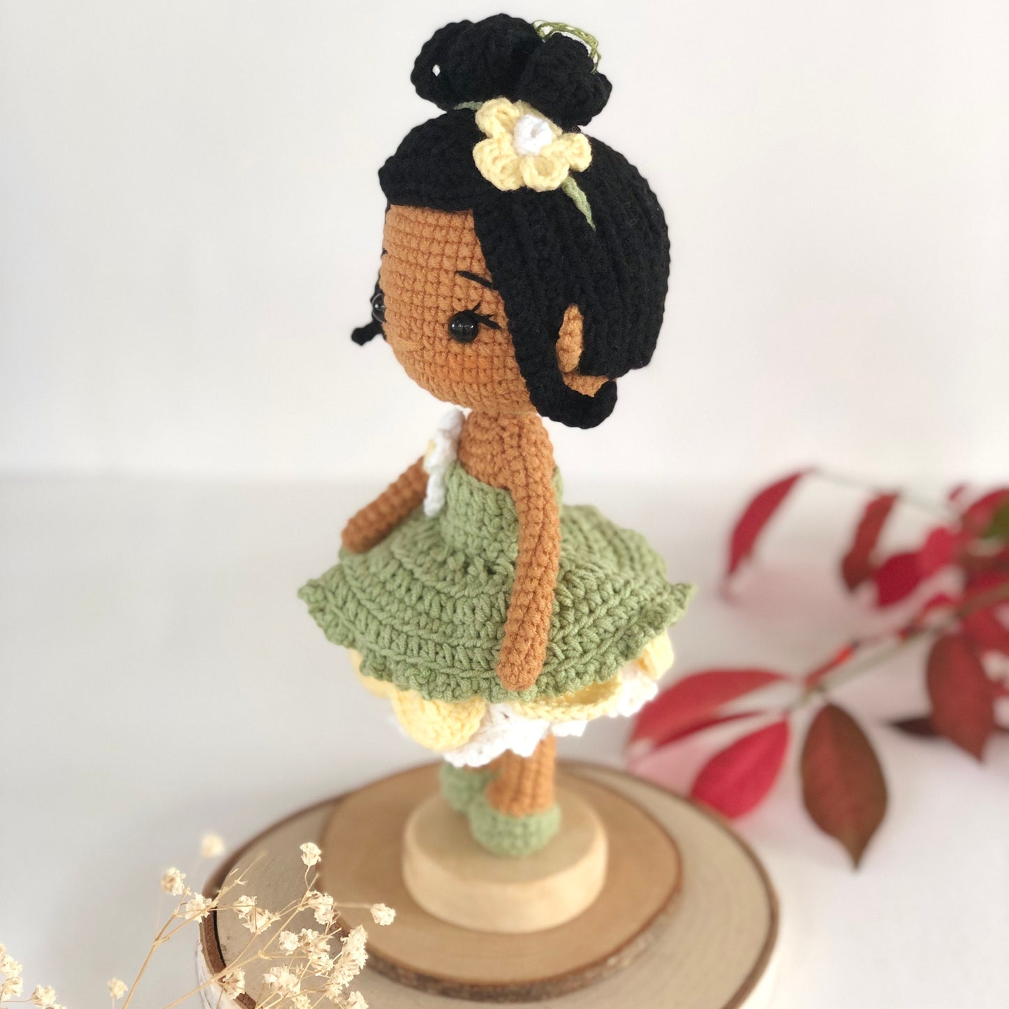 Handmade Princess Inspired Doll Crochet, Cute Princess, Amigurumi Princess Doll, Soft Toy For Baby, Kid, Adult Hobby