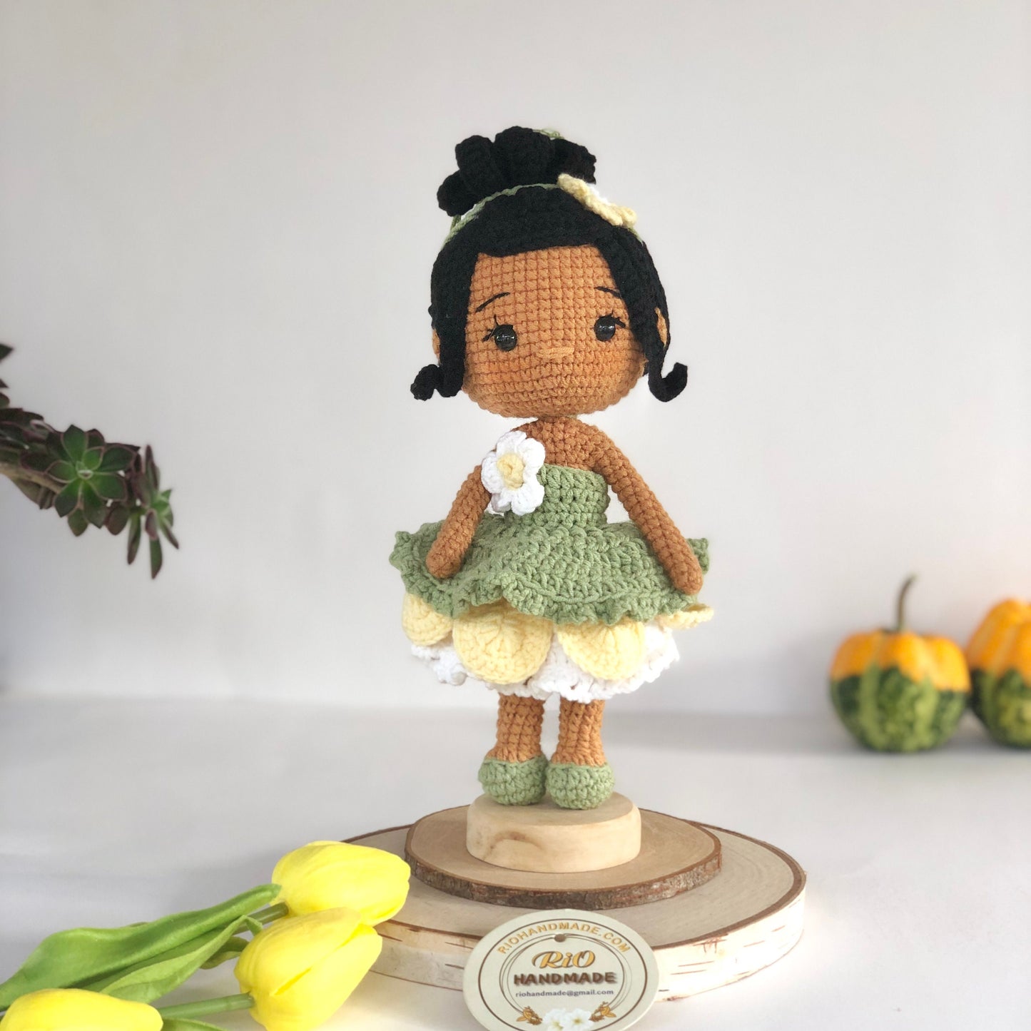 Handmade Princess Inspired Doll Crochet, Cute Princess, Amigurumi Princess Doll, Soft Toy For Baby, Kid, Adult Hobby