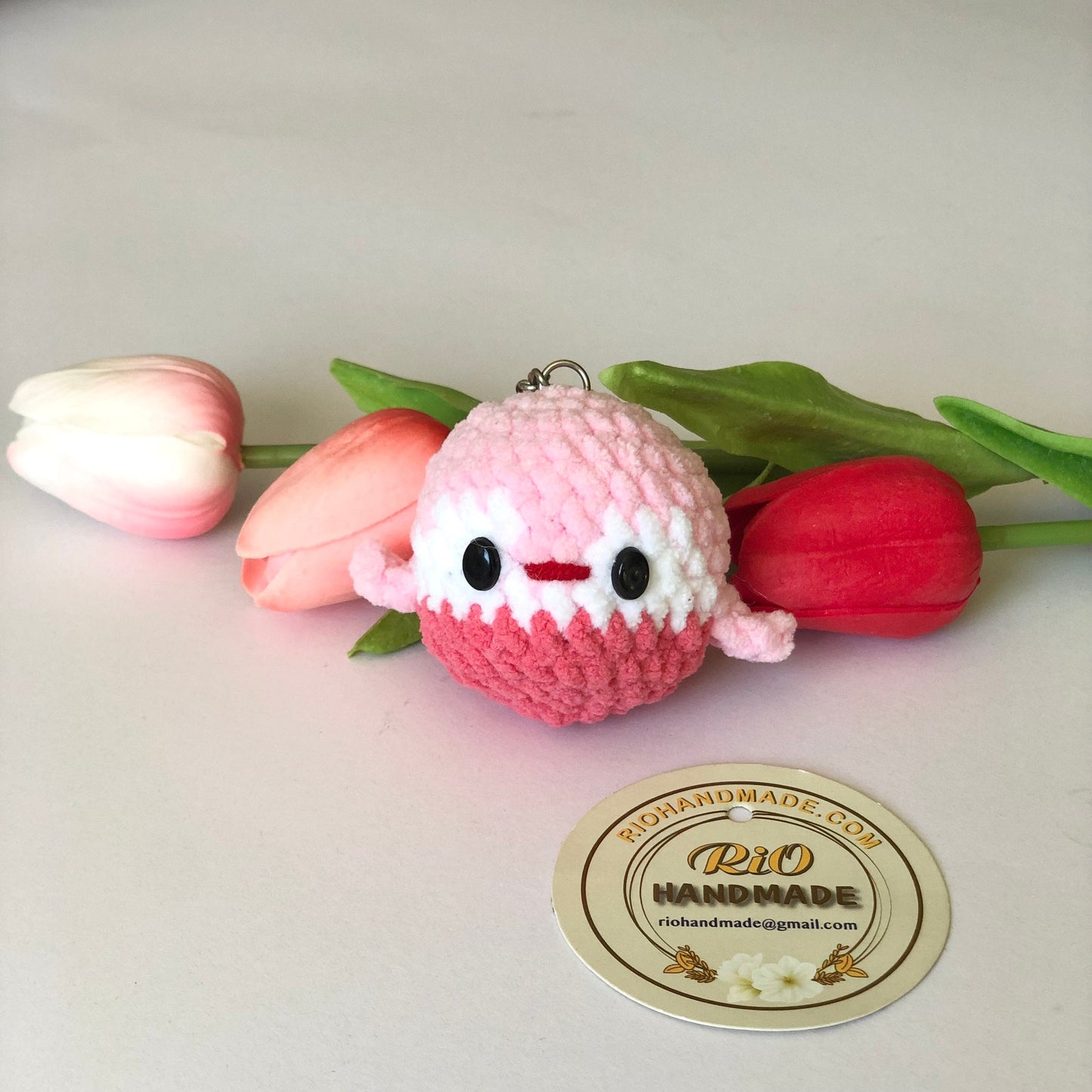 Handmade stress penguin crochet keychain, amigurumi penguin, stress friend, car rear view hanging, soft penguin, plushie toy, cute gift,