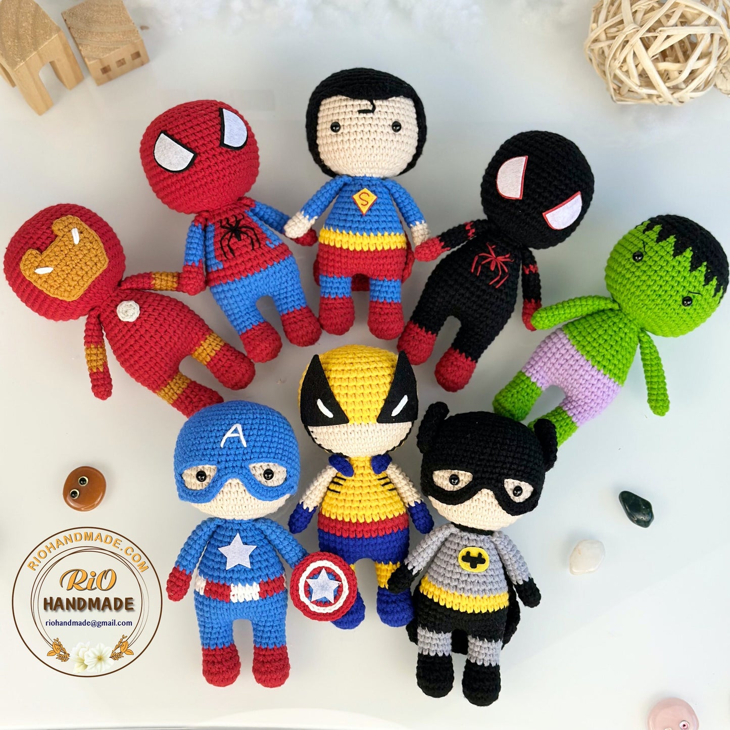 Handmade crocheted doll, Crochet mini doll, Handmade plush doll, Mini custom doll, Cute gift