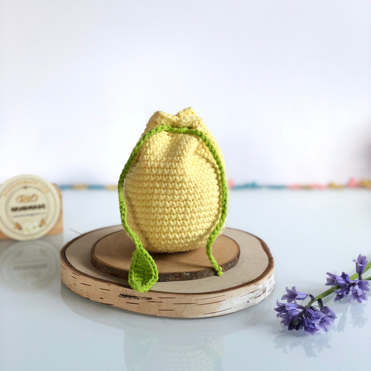 Rio Handmade Fruit Pouch, Crochet Fruit Pouch, Fruit Purse, Cute Small Coin Bag, Daily Pouch
