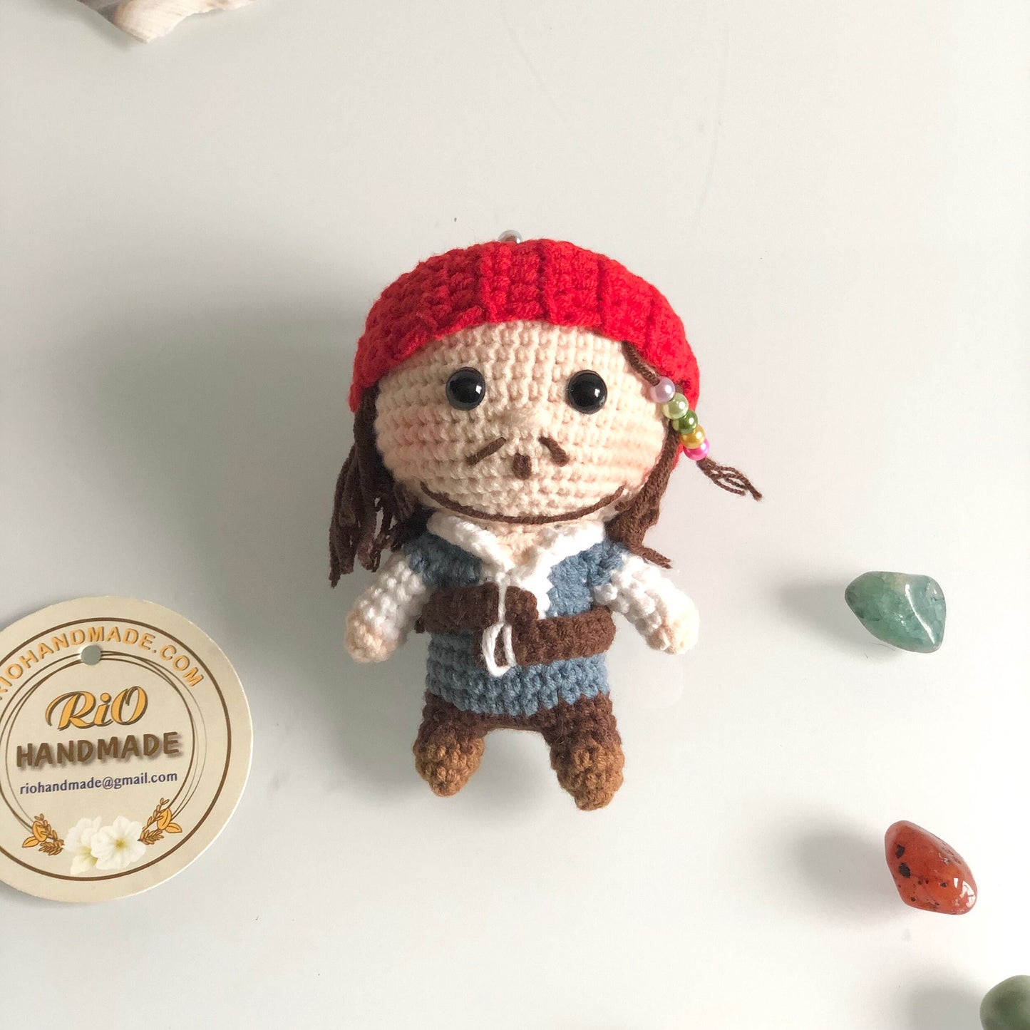 Handmade Mini Doll, Crochet Doll, Custom Doll, Cute Gift, Handmade Plush Doll