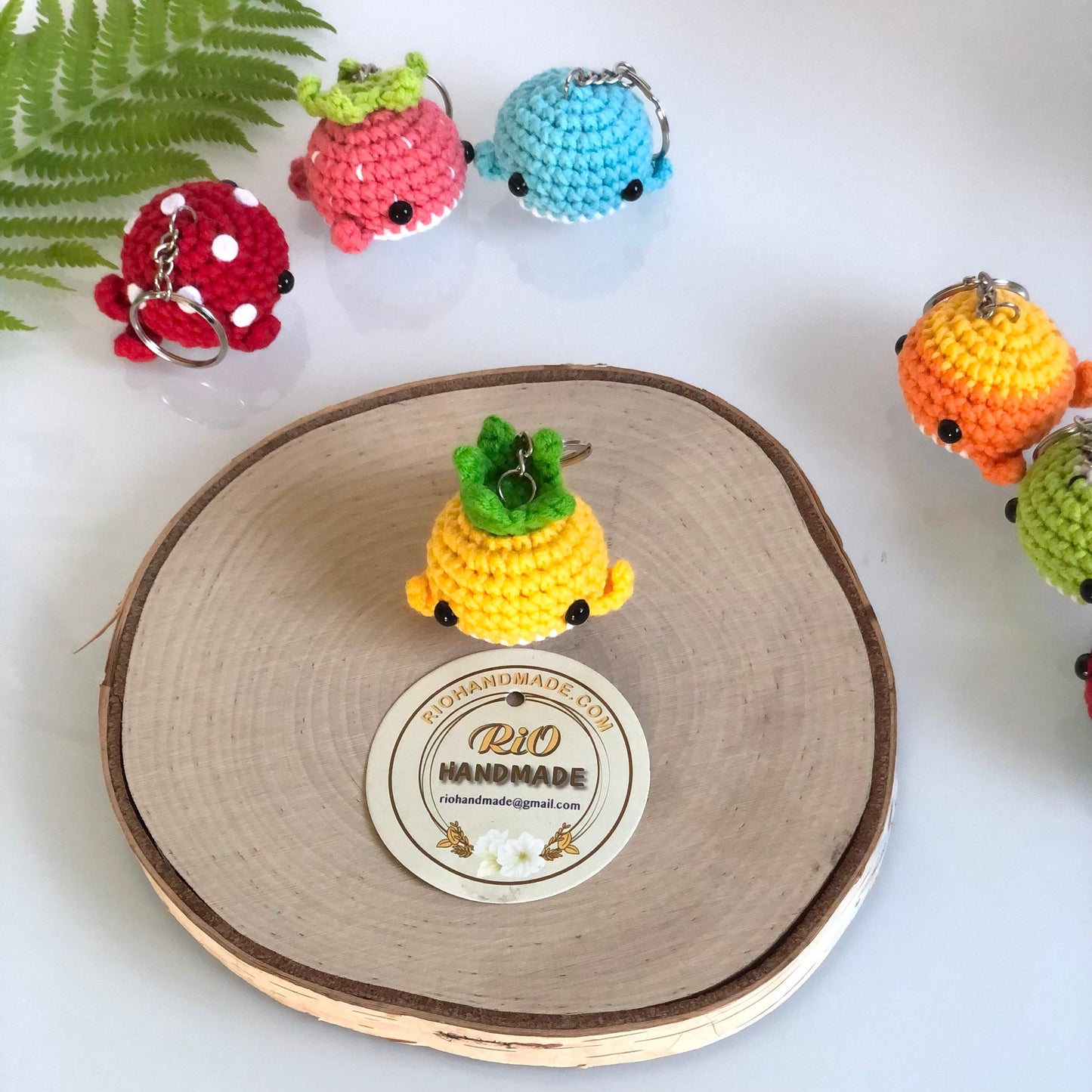 Handmade whale crochet keychain, Cute themed whale keychain, amigurumi, plushie toy, gift